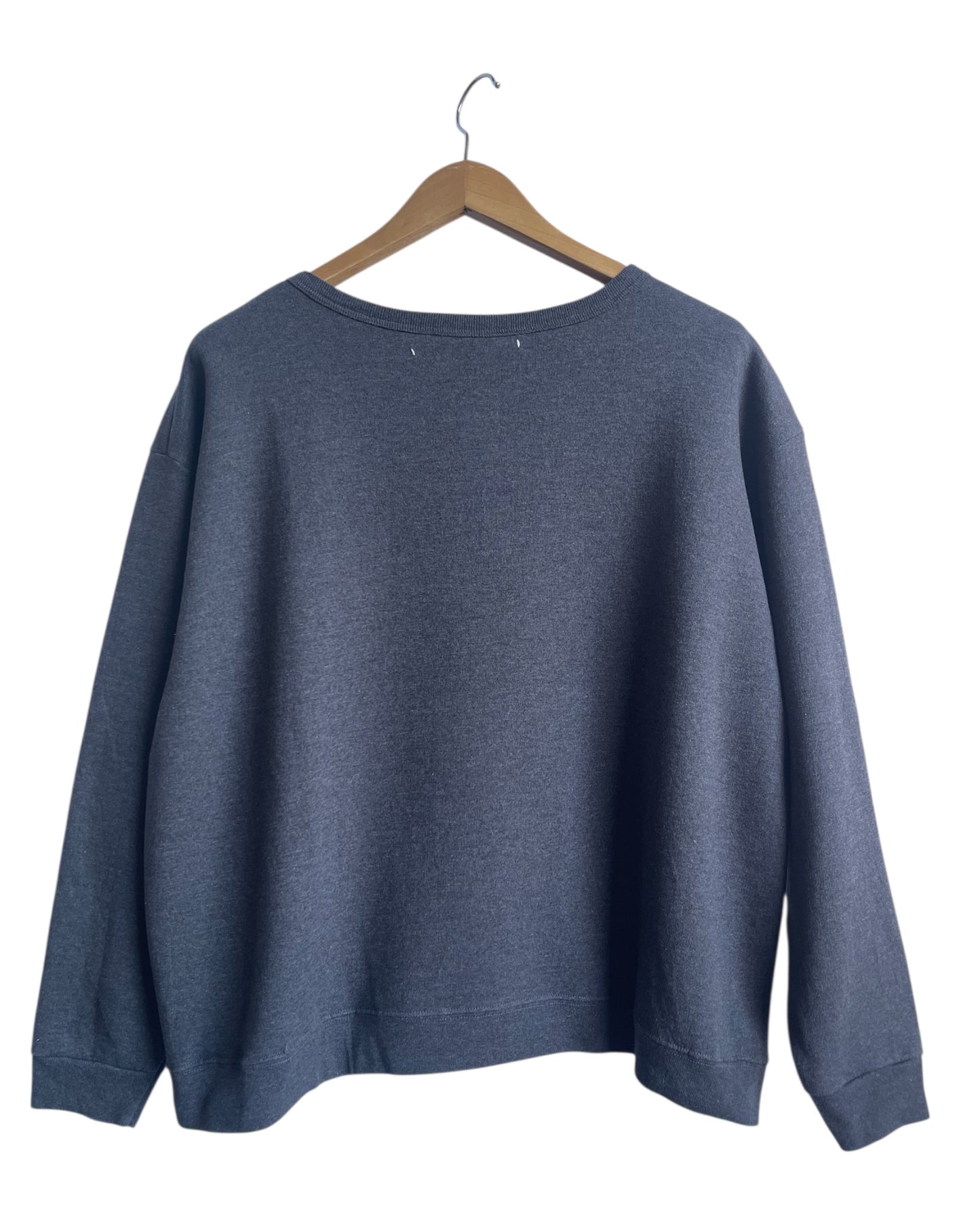 Sweat vintage XXL "Go with the flow"