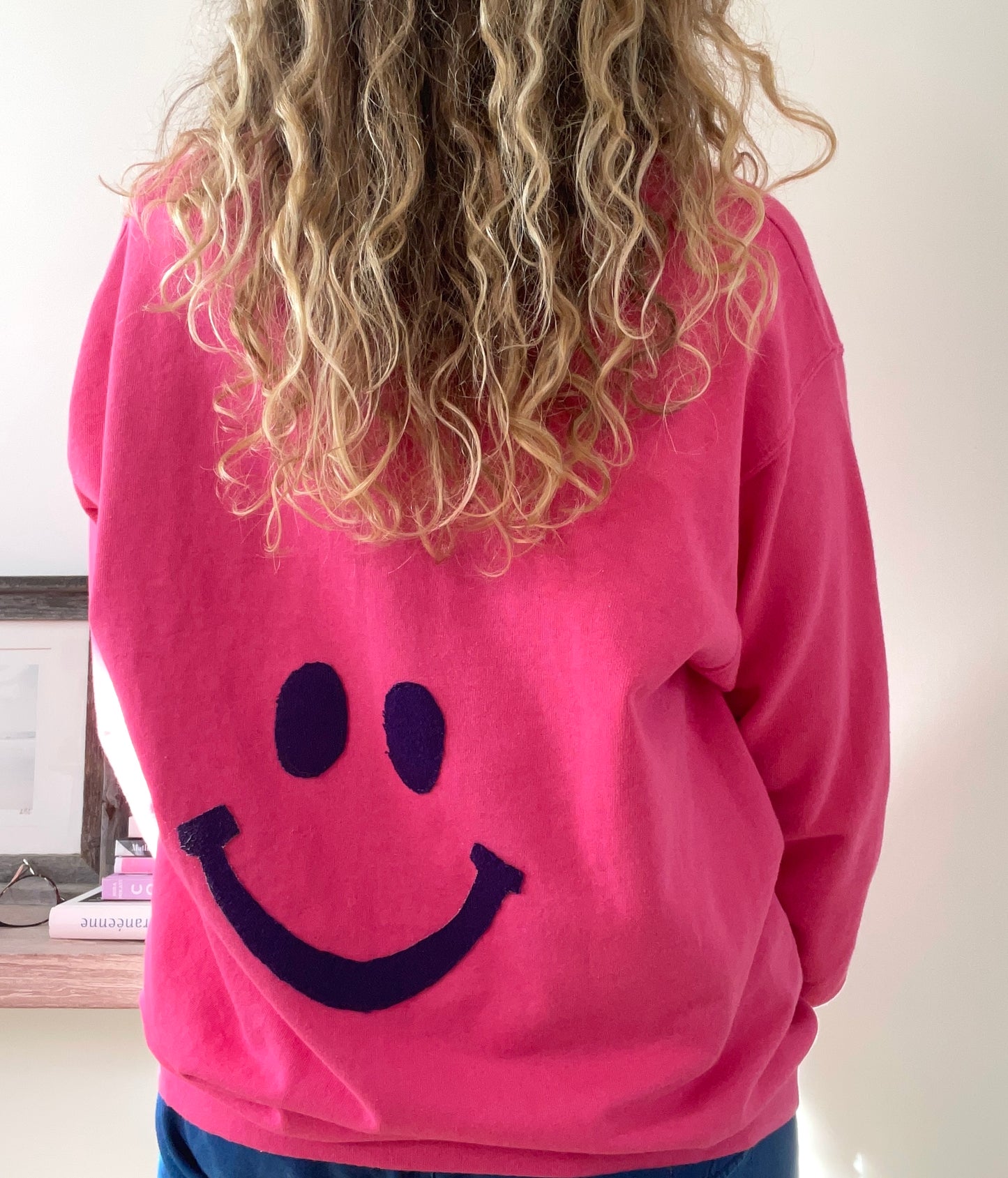 Sweat Vintage "Joy&Smile" recto verso L/XL