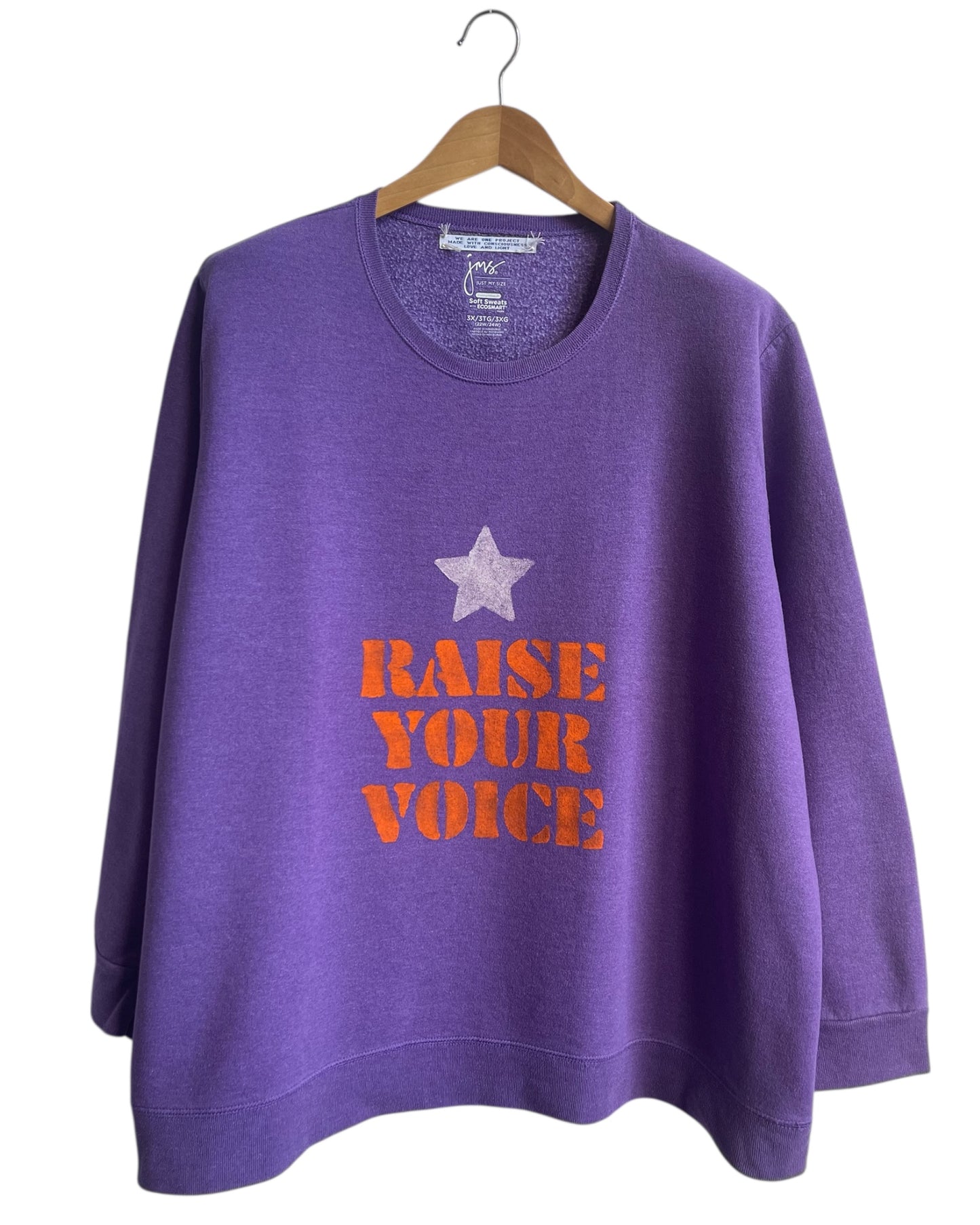 RAISE YOUR VOICE sweat vintage XXXL