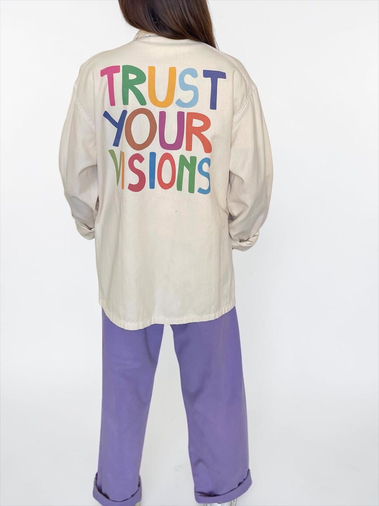 Veste Work vintage L « Trust your vision »