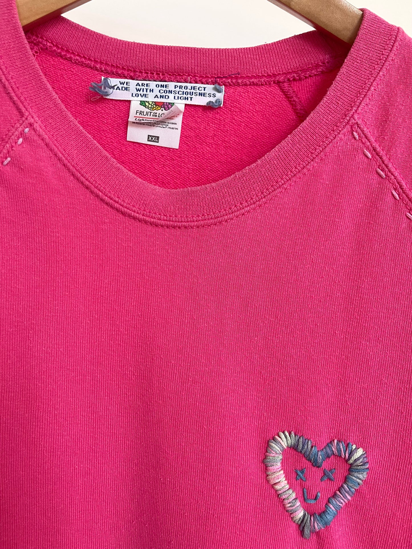 Sweat Oversize Vintage Brodé BIG LOVE XXL