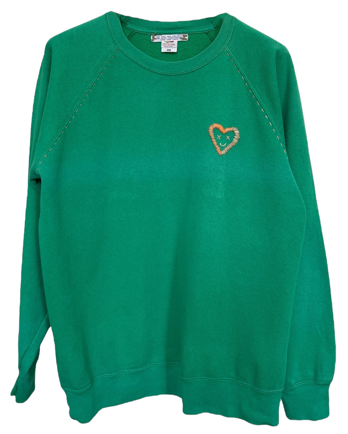 Sweat Vintage Brodé BIG LOVE XL