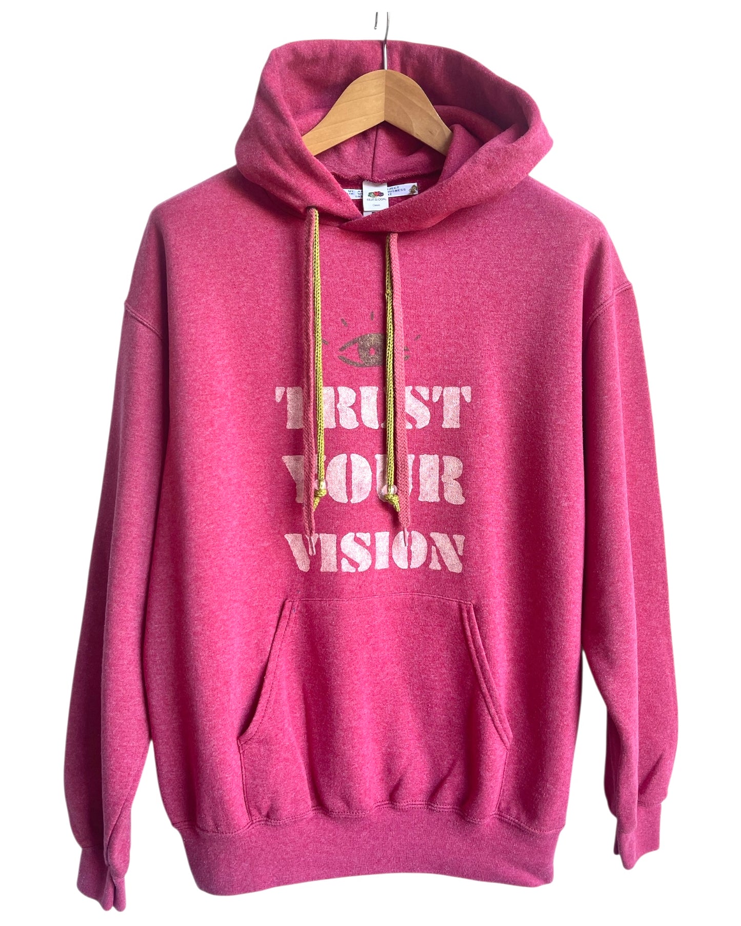 TRUST YOUR VISION hoodie vintage L