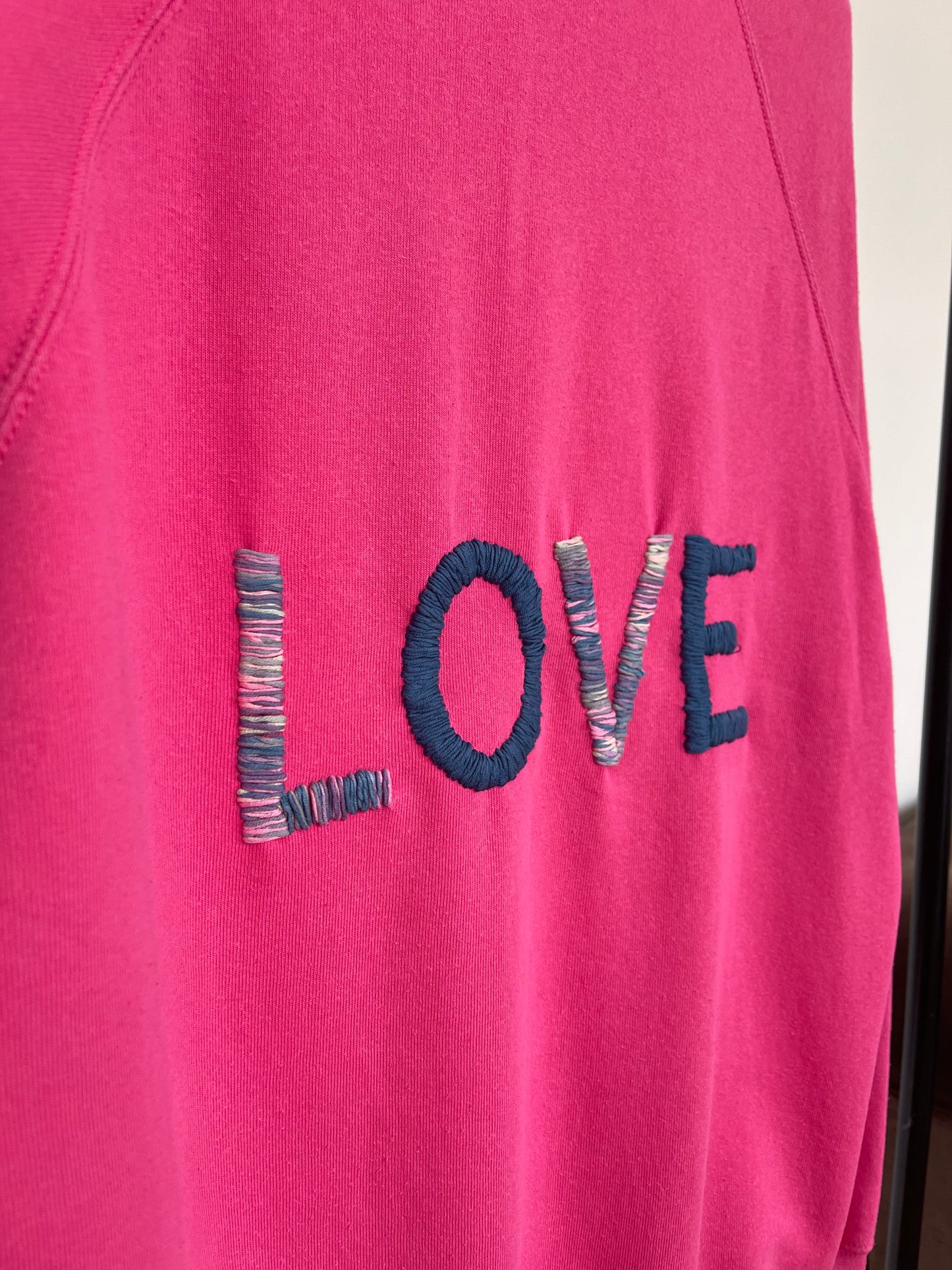 Sweat Oversize Vintage Brodé BIG LOVE XXL
