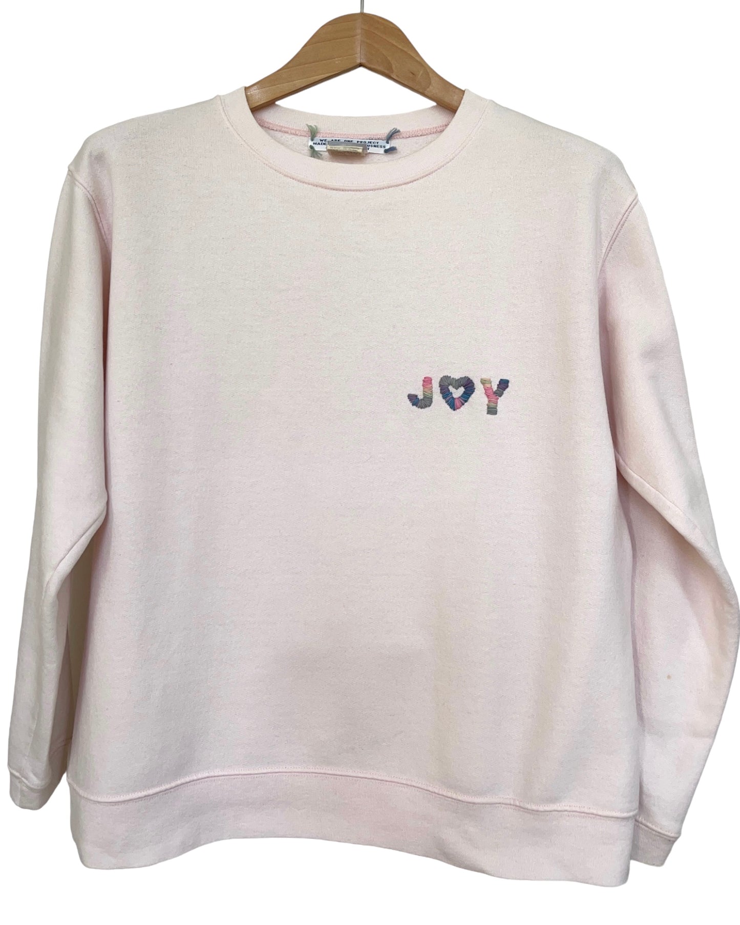 Sweat Vintage "Joy&Smile" recto verso S