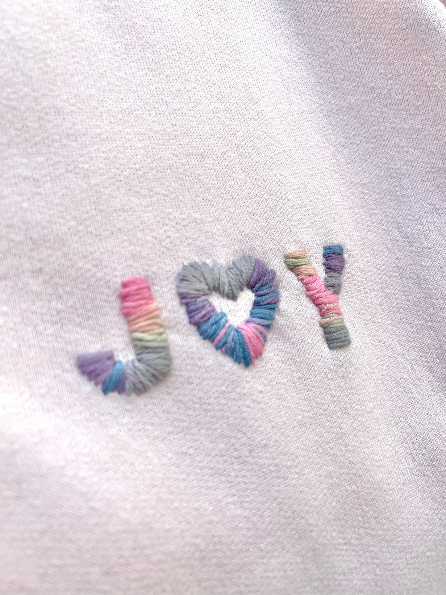 Sweat Vintage "Joy&Smile" recto verso S