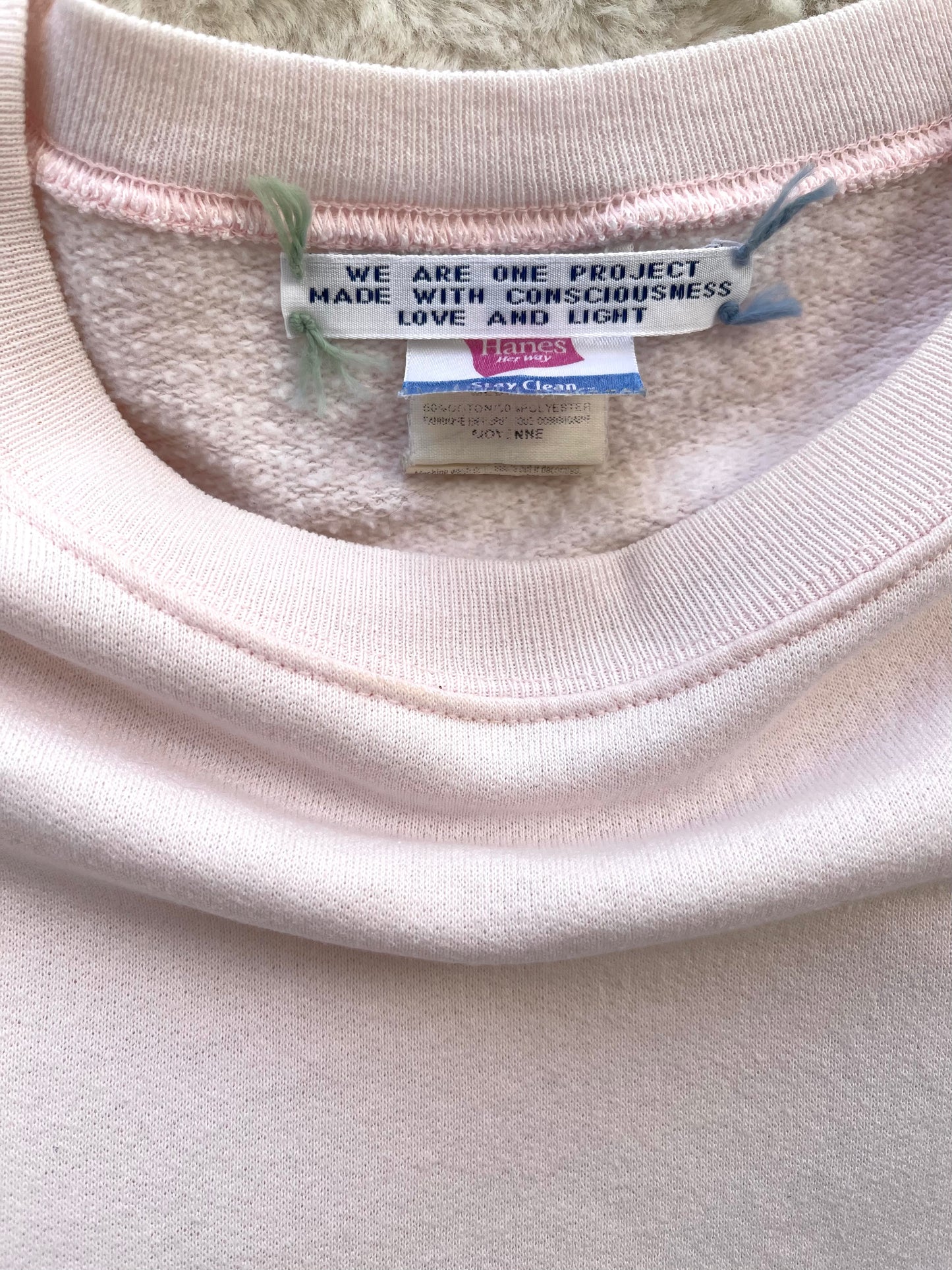 Sweat Vintage "Joy&Smile" recto verso S