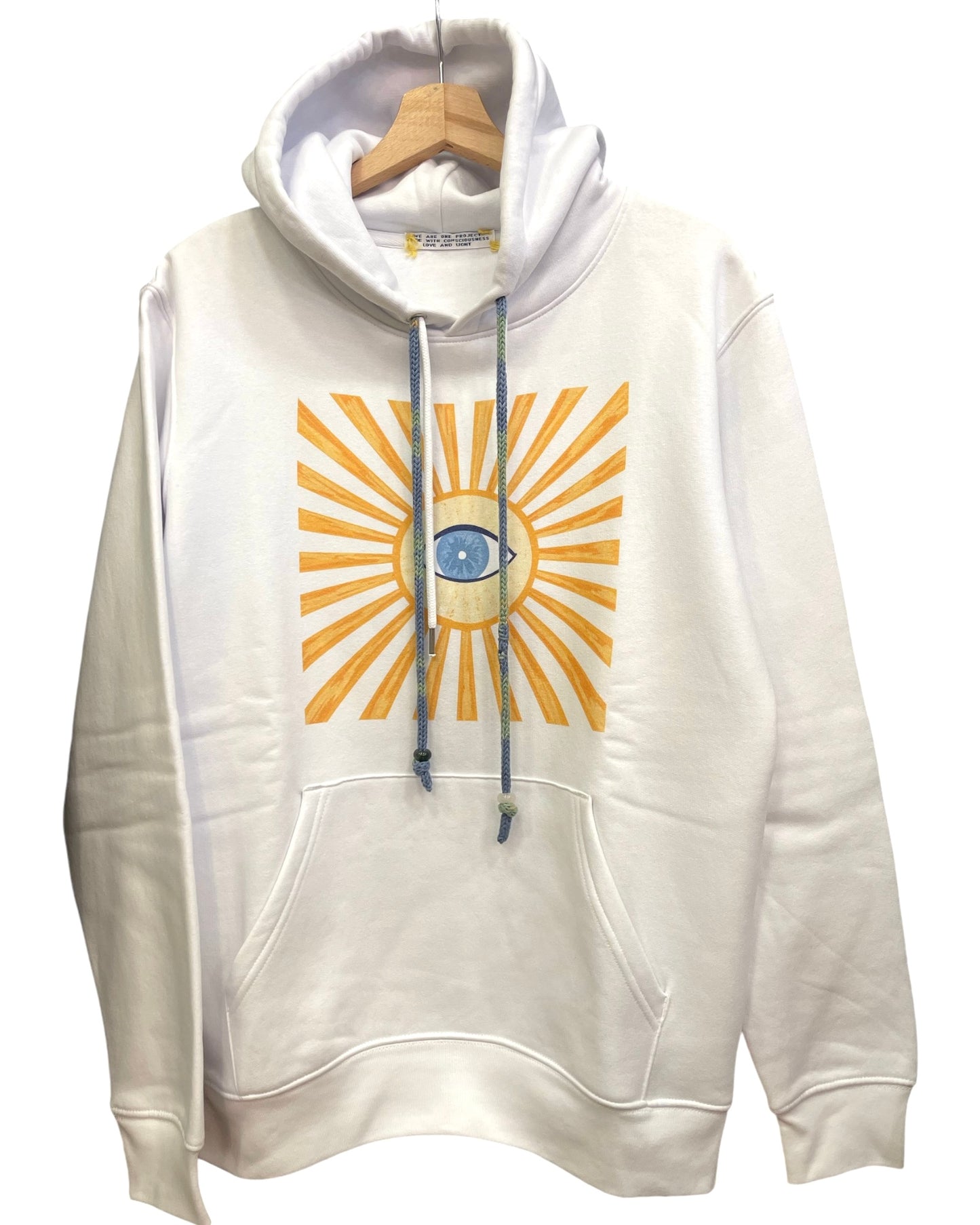 HOODIE blanc "Trust Your Visions" N°9