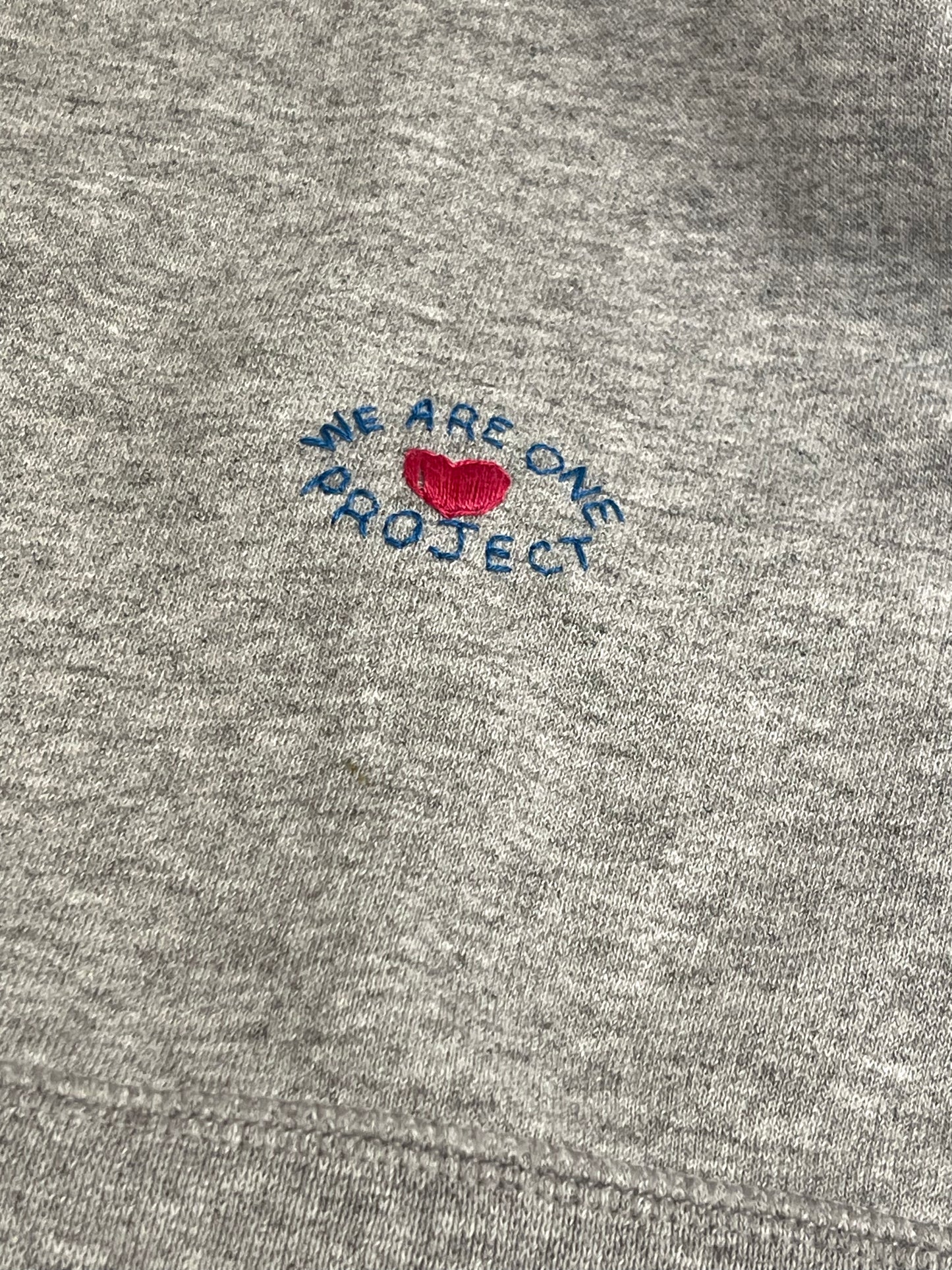 Sweat Vintage Brodé Mantra « WE ARE ONE » bis L/XL