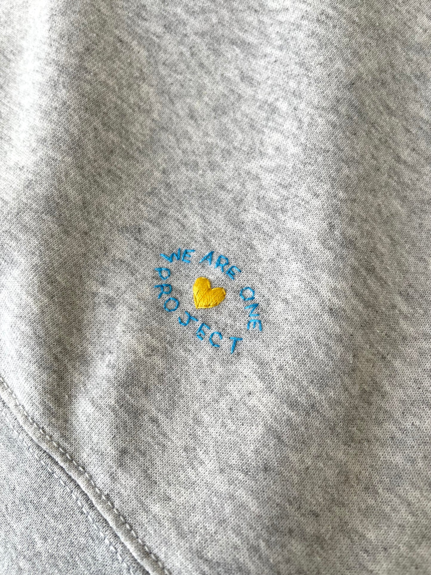 Sweat Vintage Brodé Mantra "Love&Light"