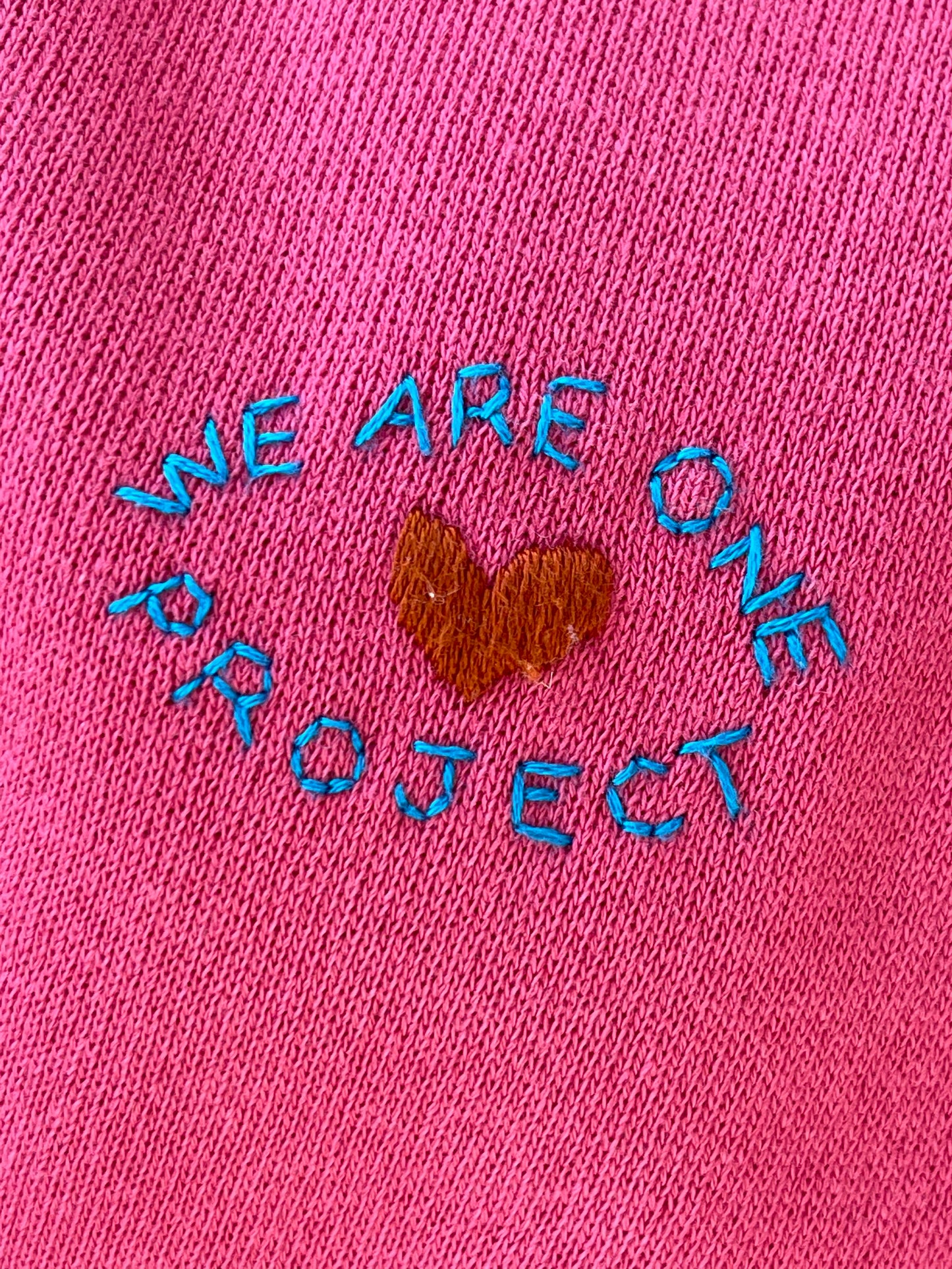 Sweat Vintage Brodé Mantra "Love&Light"
