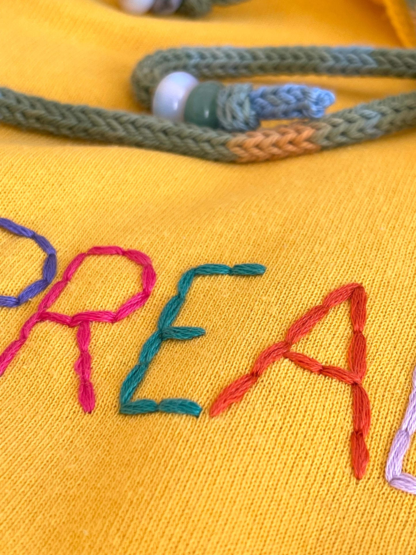 Hoodie Vintage Brodé Mantra "Spread Love" M