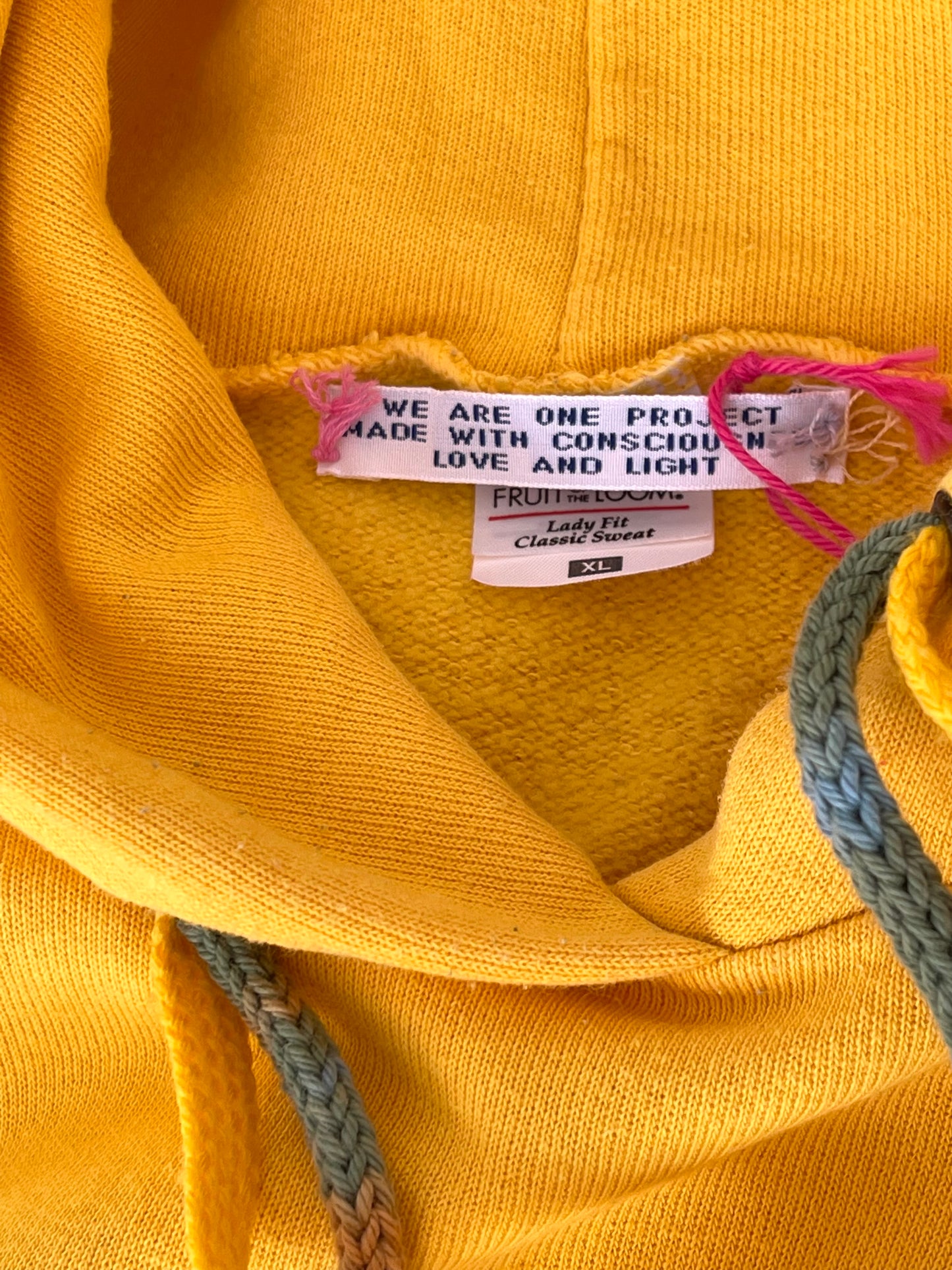 Hoodie Vintage Brodé Mantra "Spread Love" M