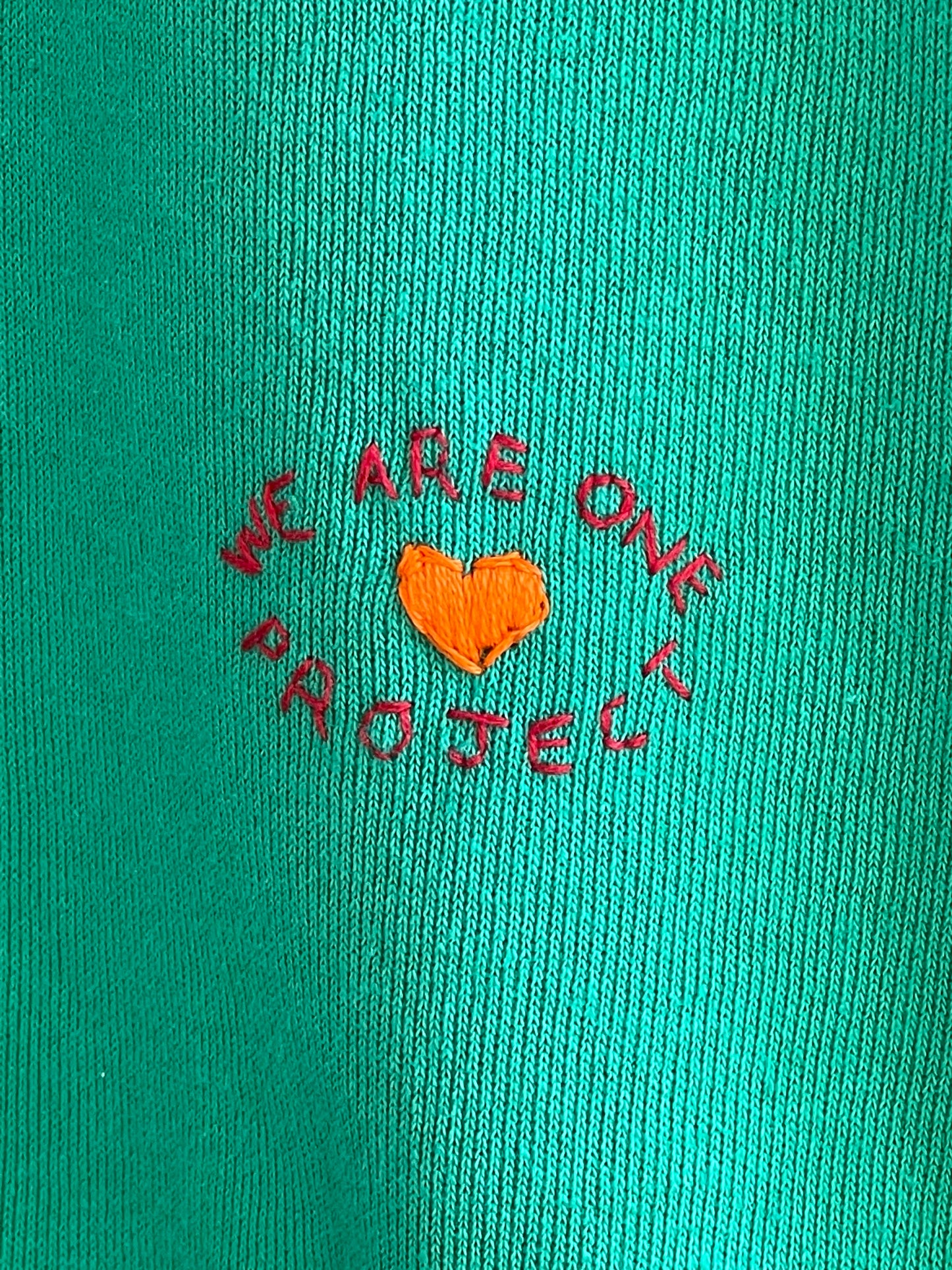 Sweat Vintage Brodé Mantra "Love&Light" L