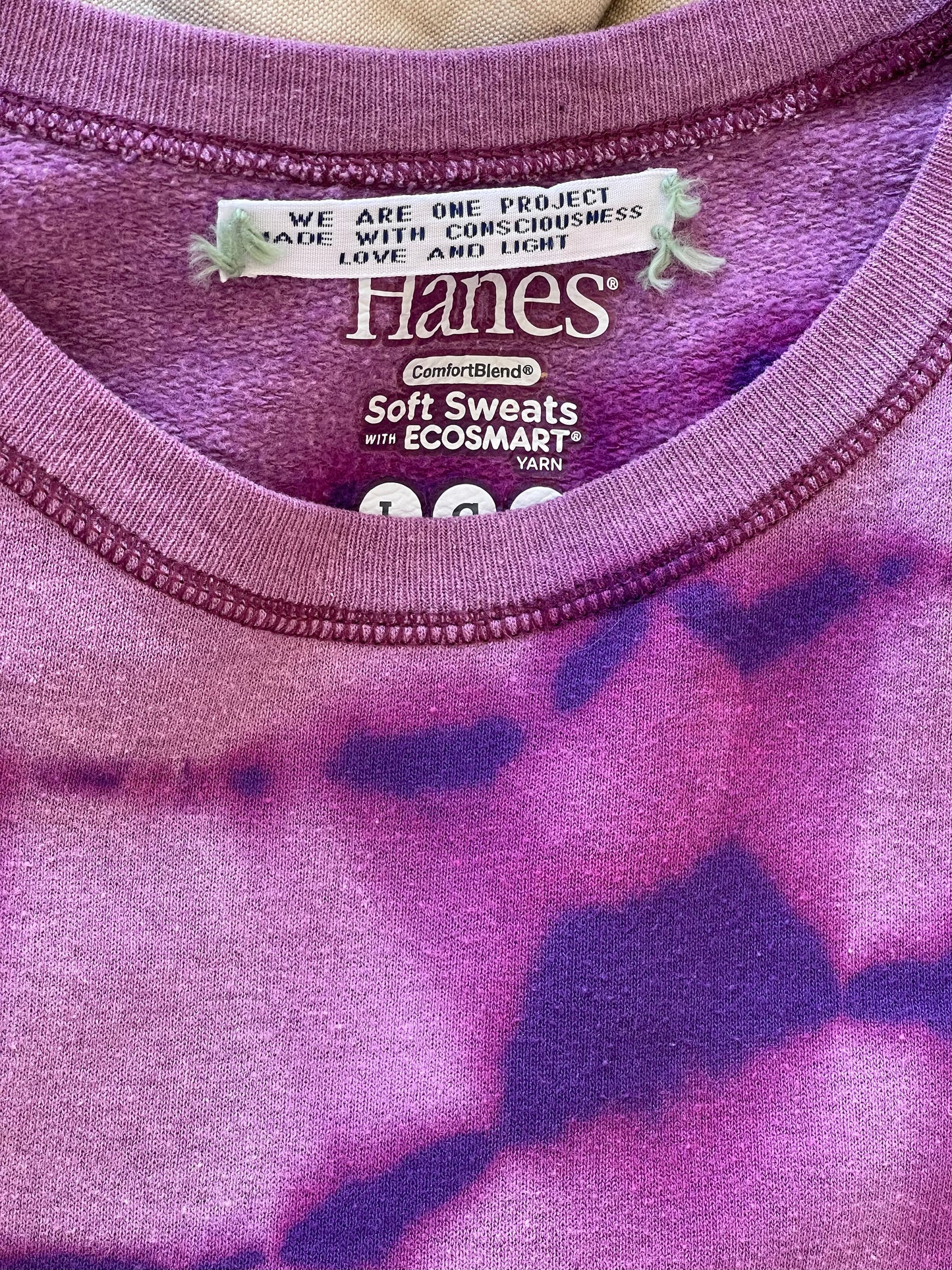 Sweat Vintage Brodé Mantra "Spread Love"