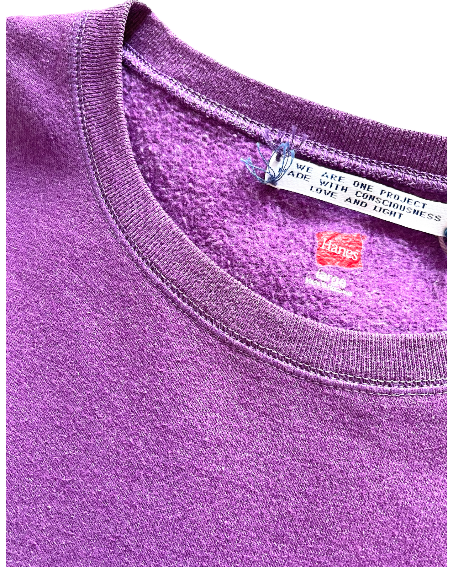 Sweat Vintage Brodé Mantra "WeAreOne"