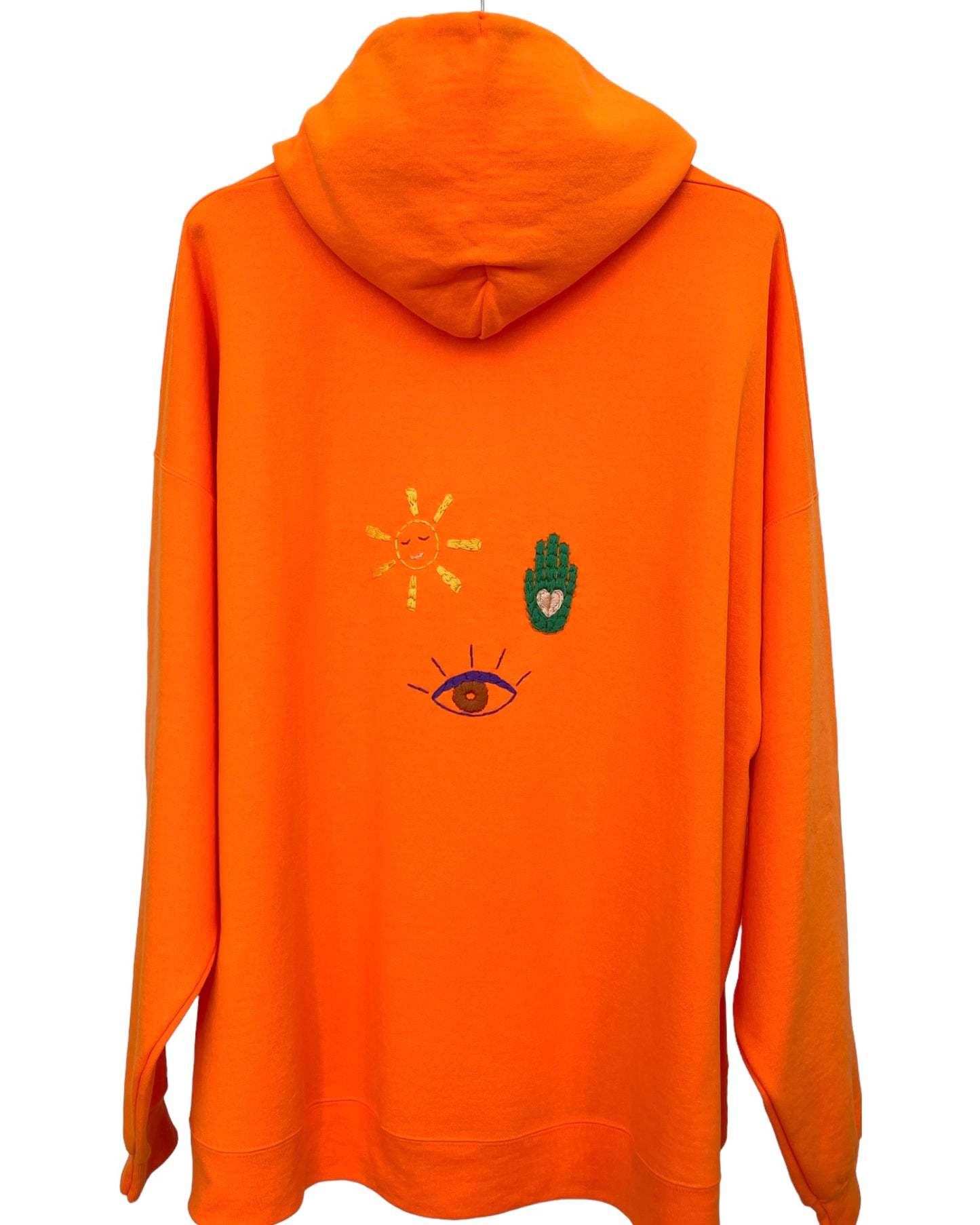 Hoodie Vintage Brodé Mantra "WeAreOne" Oversize