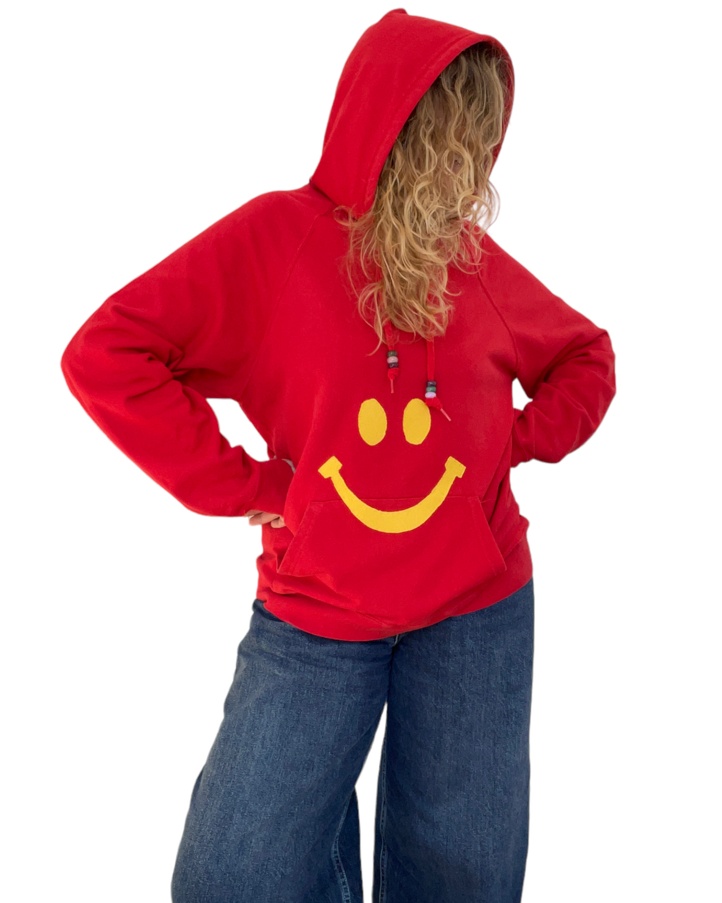 Hoodie Vintage "Shine&Smile" avec grigri