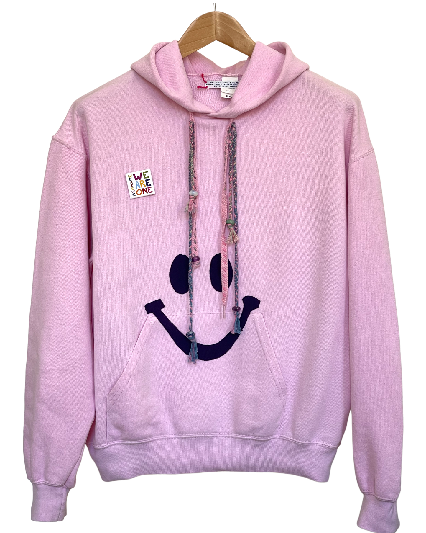 Hoodie Vintage "Shine&Smile" avec grigri