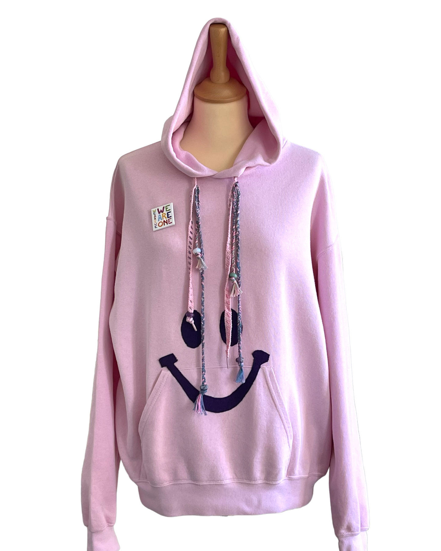 Hoodie Vintage "Shine&Smile" avec grigri
