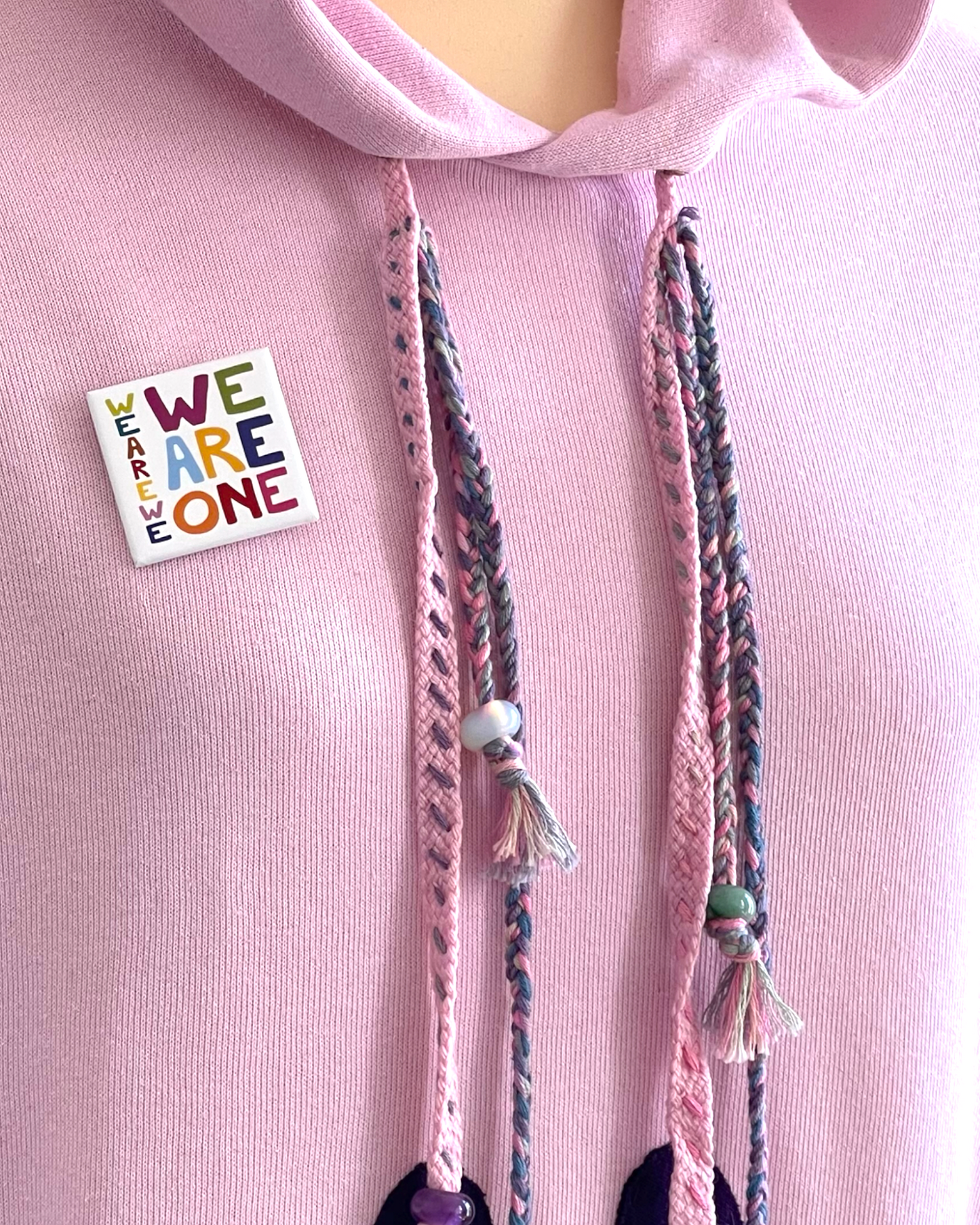 Hoodie Vintage "Shine&Smile" avec grigri