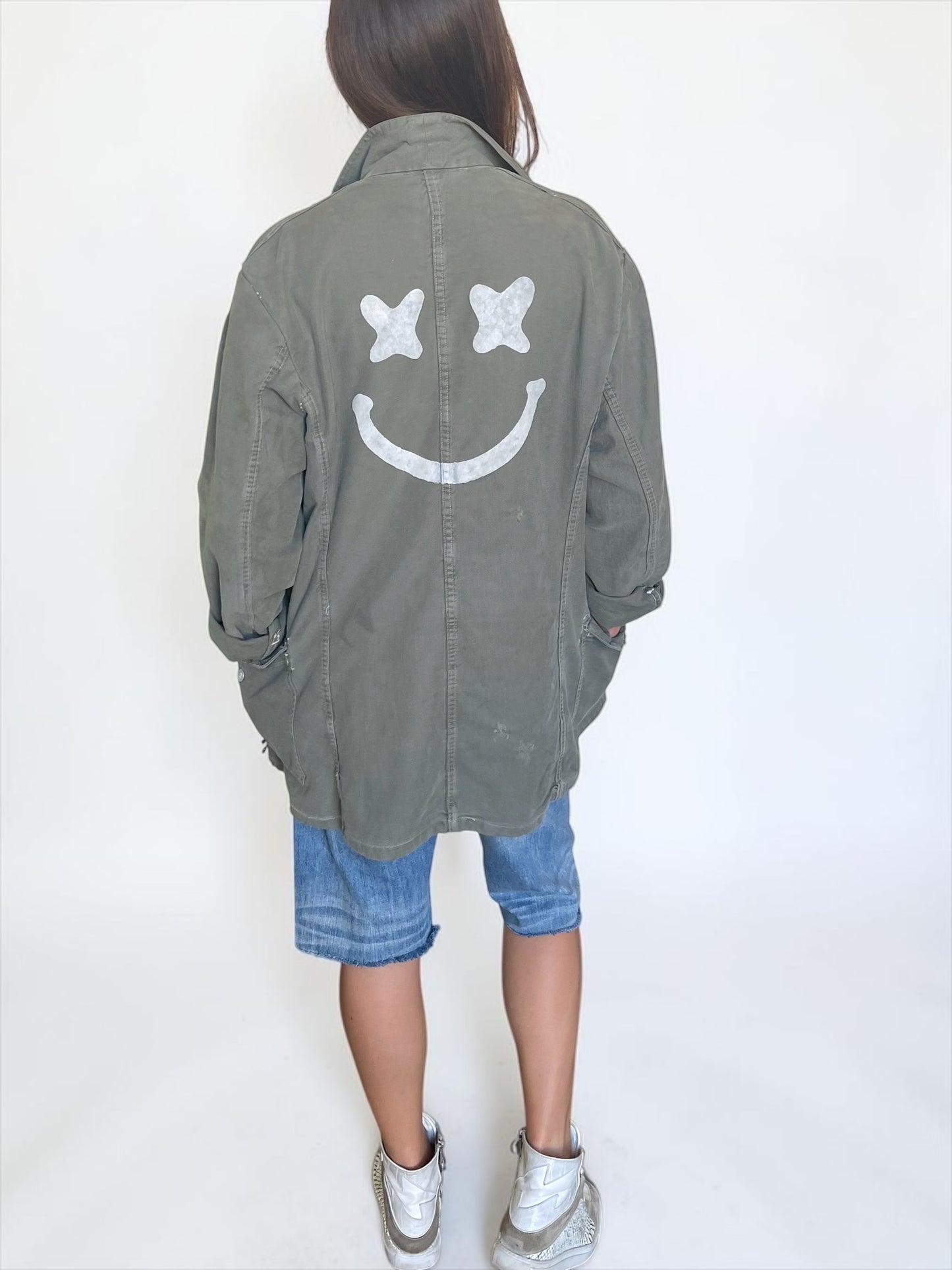 Veste army vintage M « Big Smile »