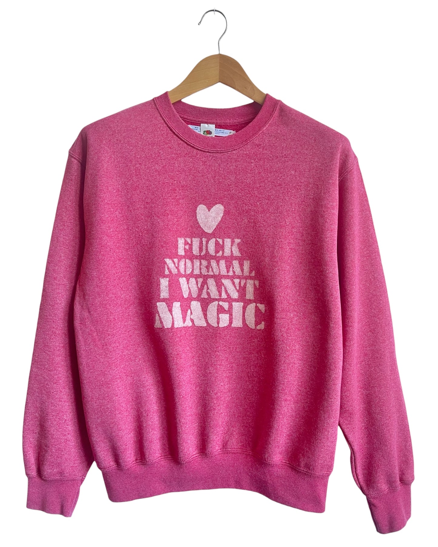 I WANT MAGIC  sweat vintage M