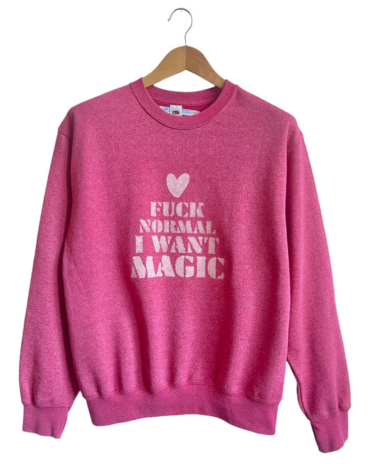 I WANT MAGIC  sweat vintage M