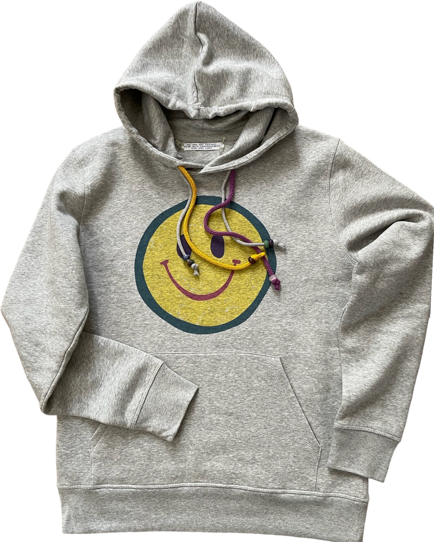 HOODIE "Look On The Bright Side" avec grigri & perles