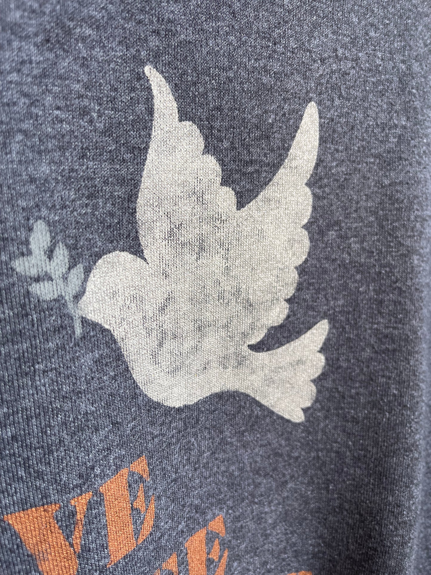 GIVE PEACE A CHANCE hoodie vintage XL