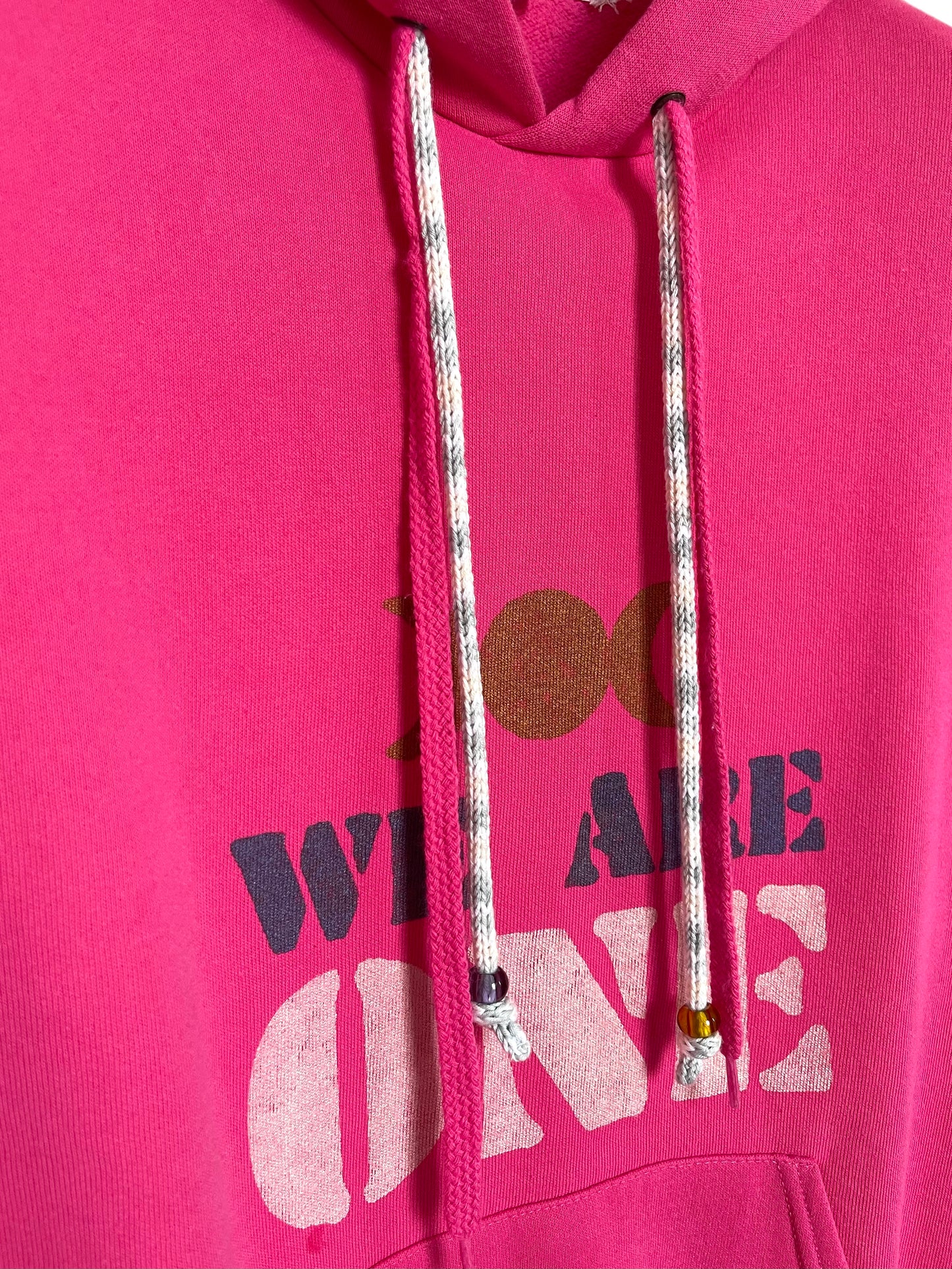 Hoodie vintage L "We are one"