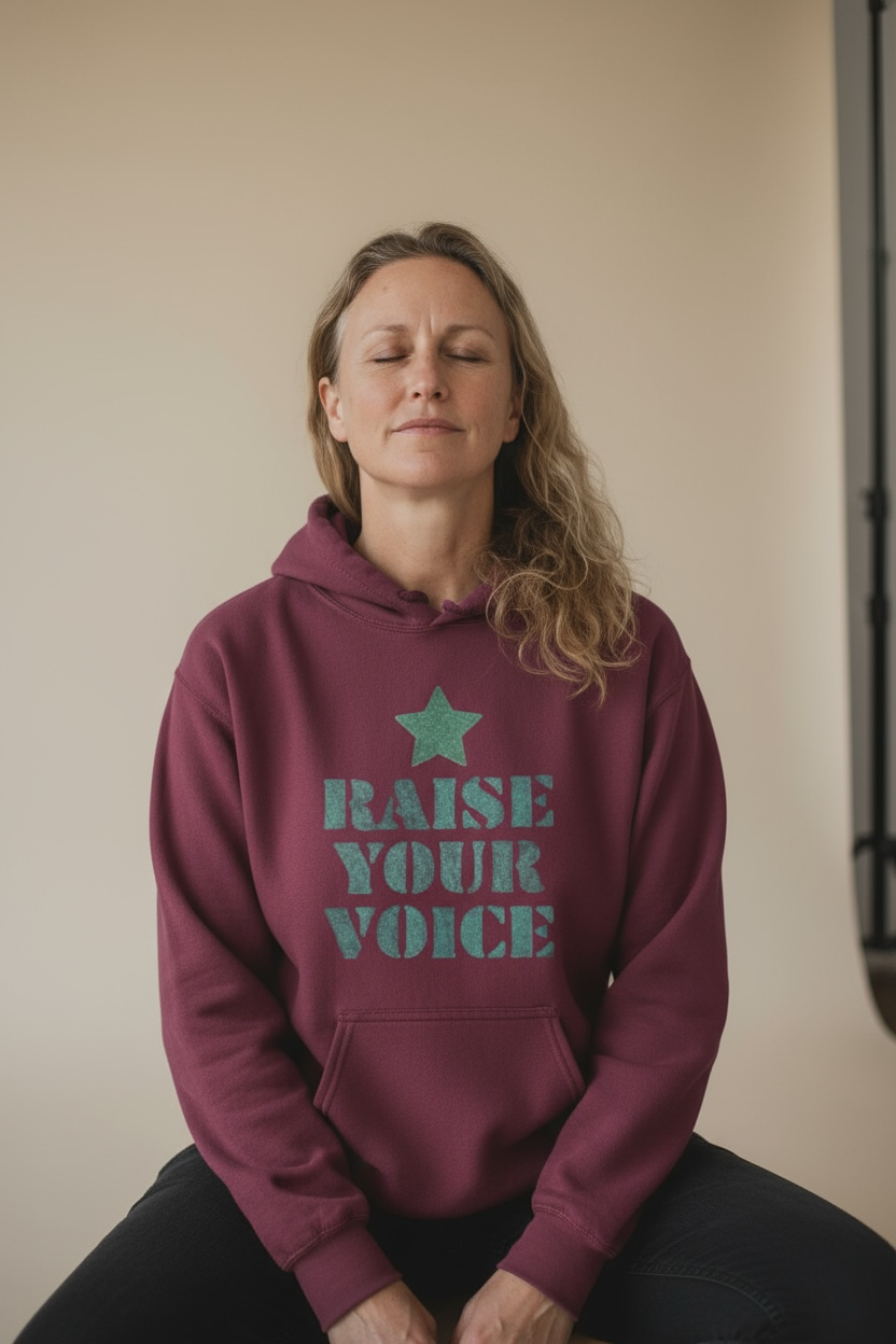 RAISE YOUR VOICE hoodie vintage M