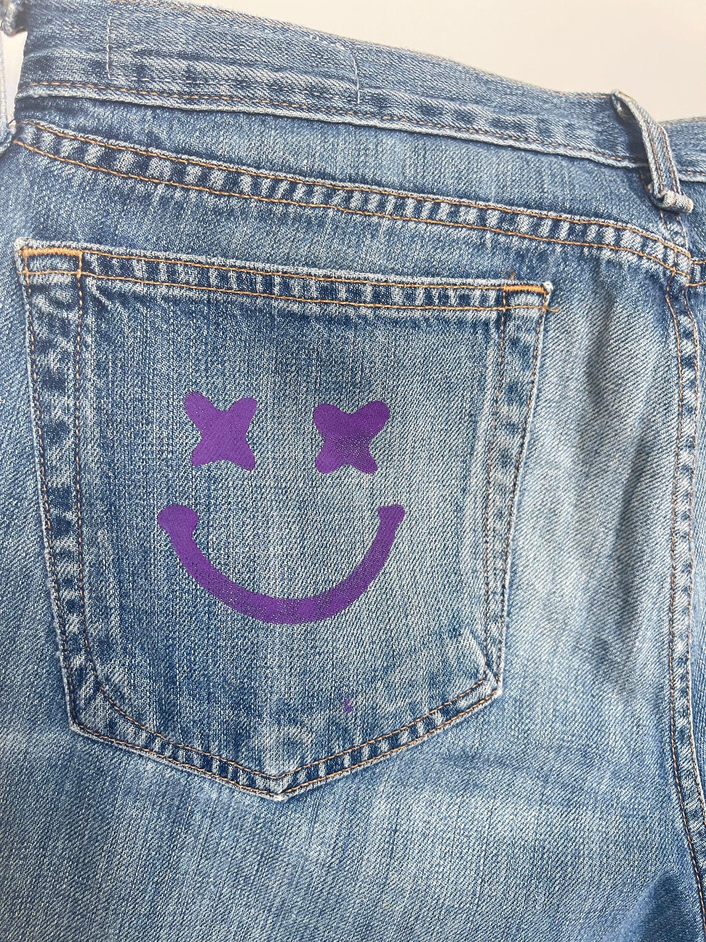 Short vintage 28/US "Smiley"