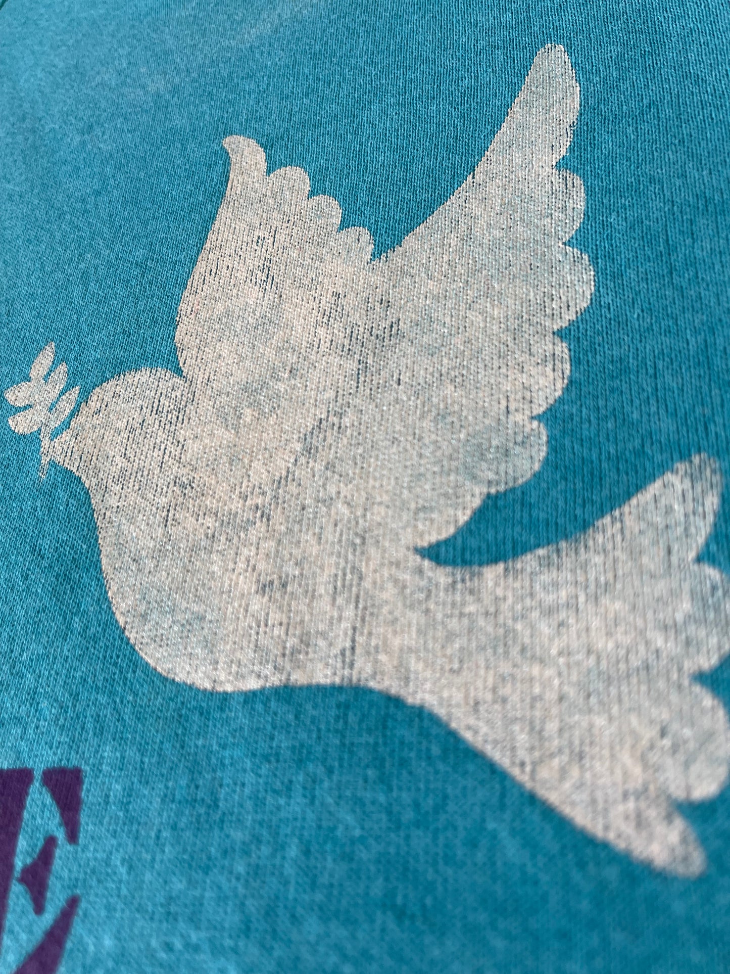 Sweat vintage L "Give peace a chance"