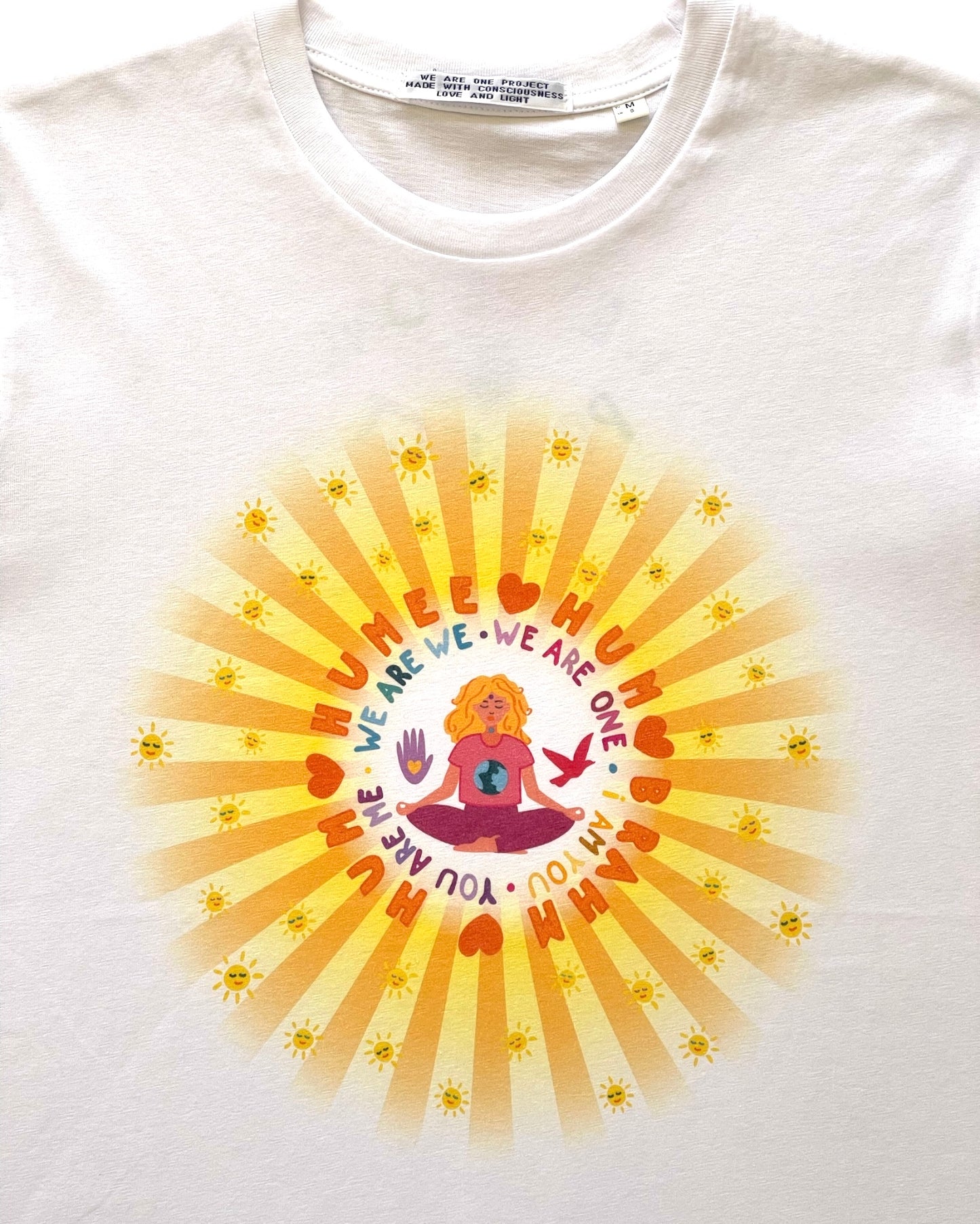 Tee Shirt Meditate "WeAreLove" coton bio