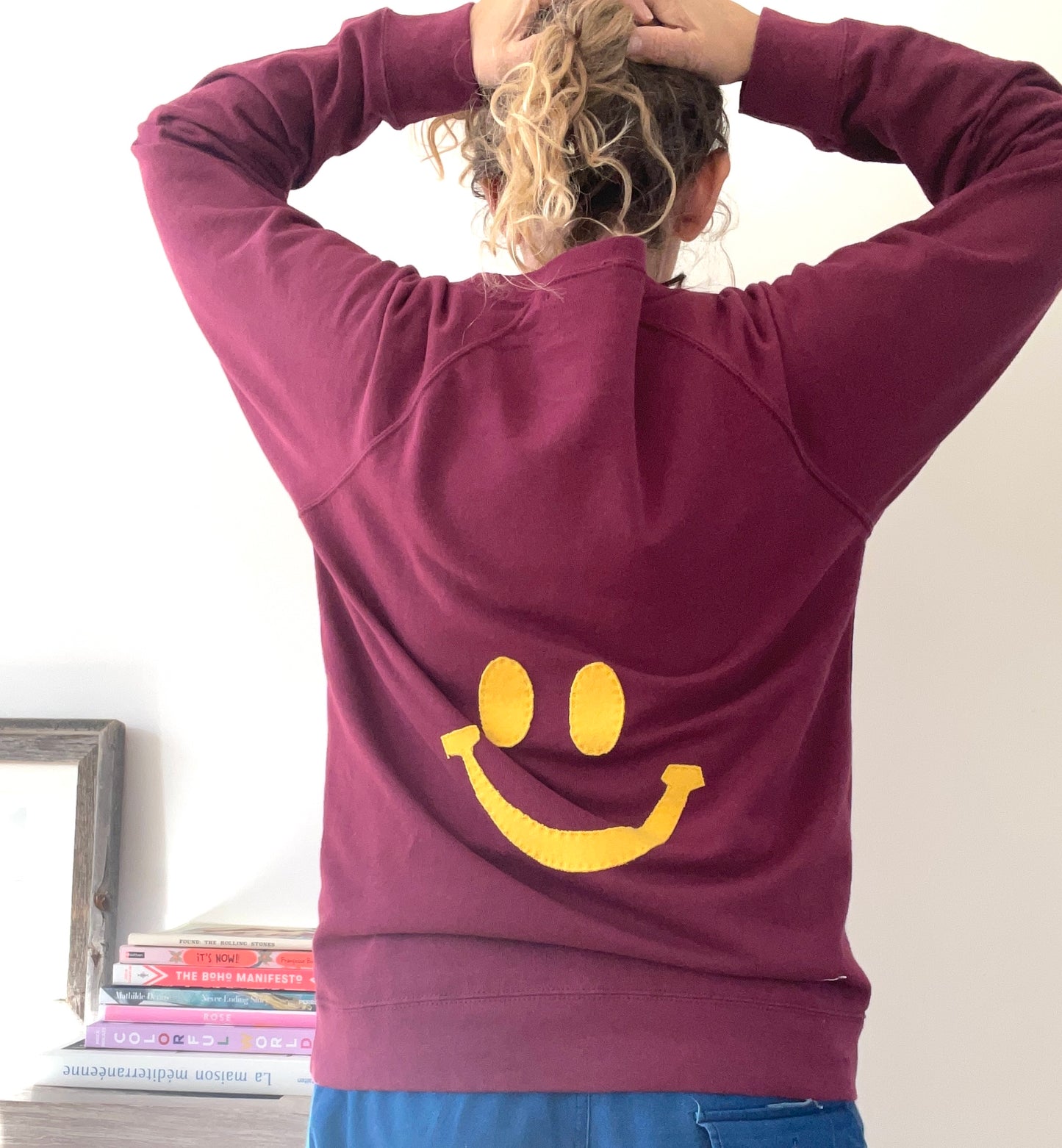 Sweat Vintage "Joy&Smile" recto verso M