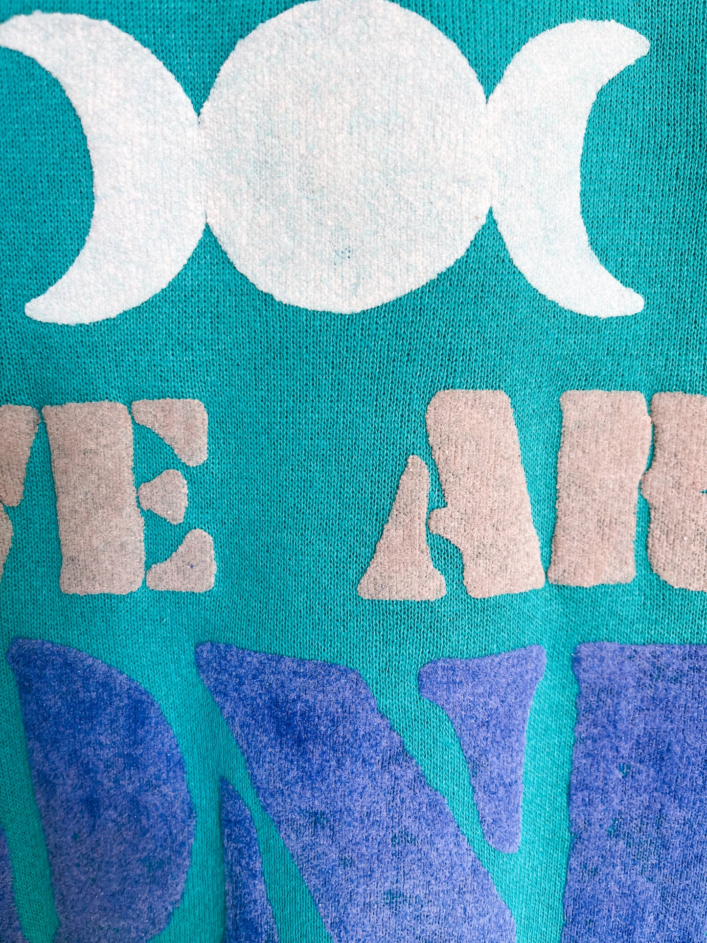 Sweat vintage L/XL "We are One"