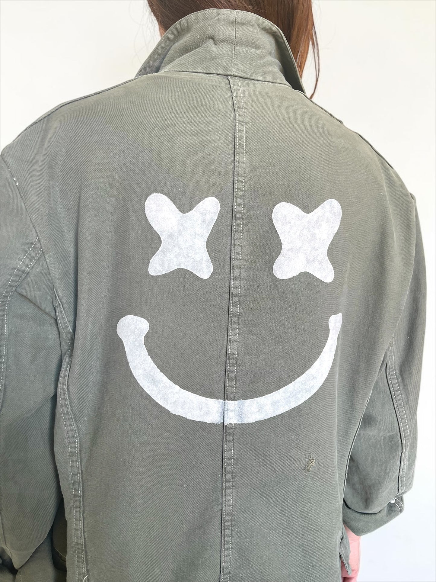 Veste army vintage M « Big Smile »