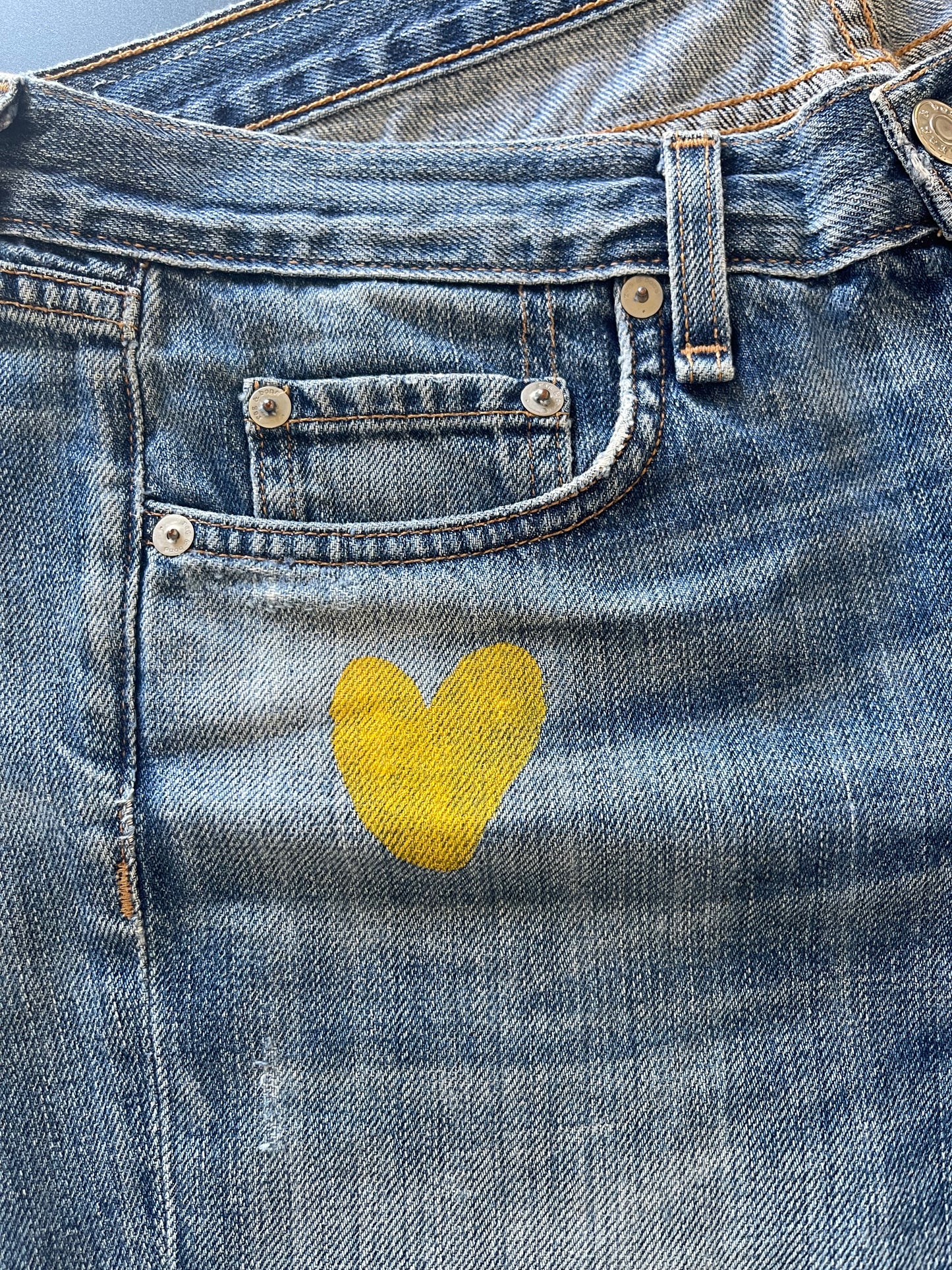 Short vintage 28/US "Smiley"