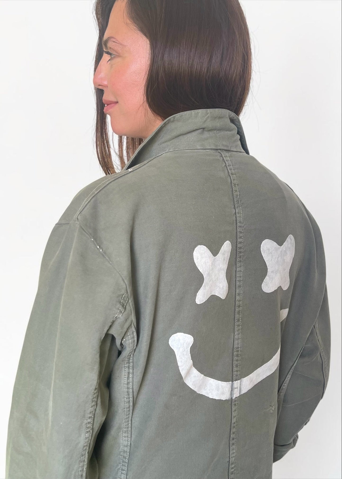Veste army vintage M « Big Smile »