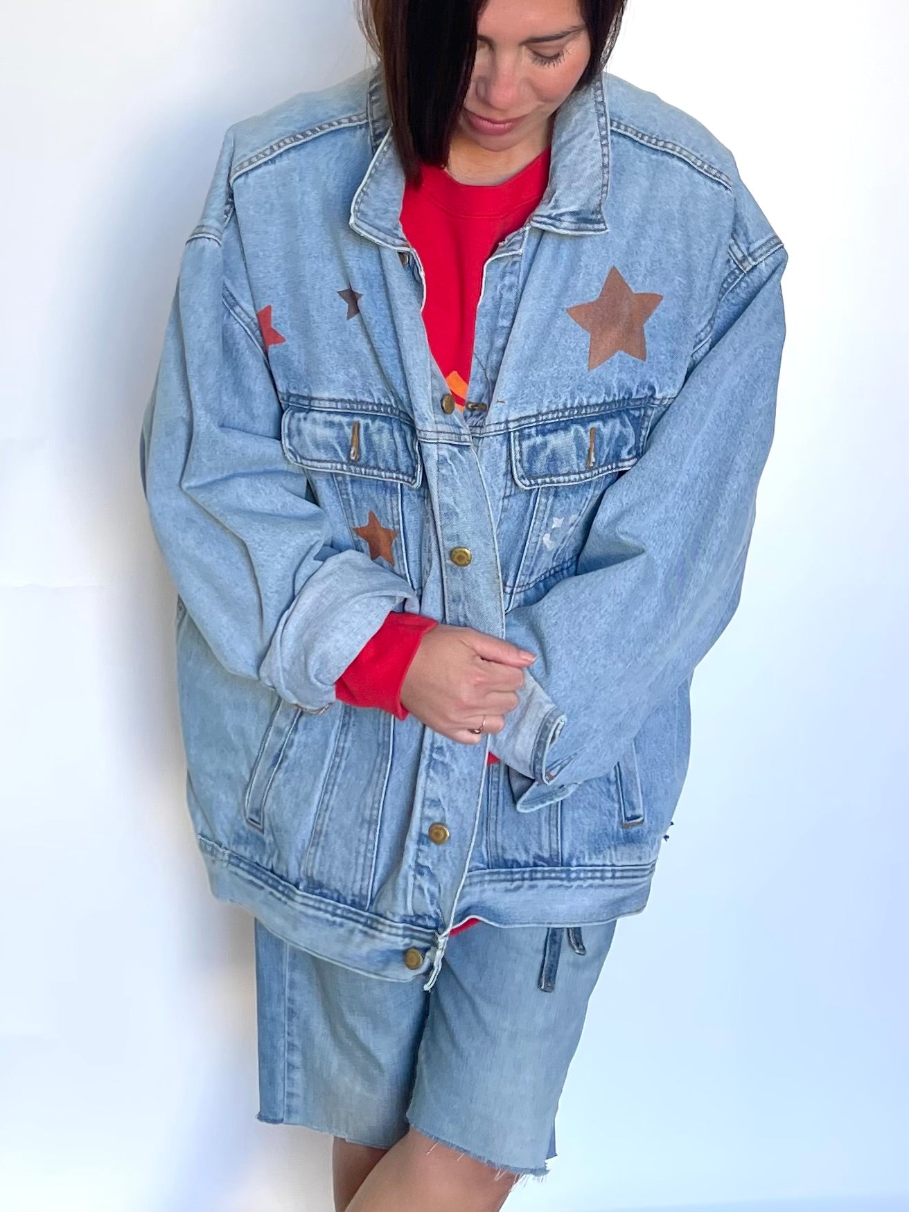 Blouson denim vintage XXL « Sunshine on my mind »