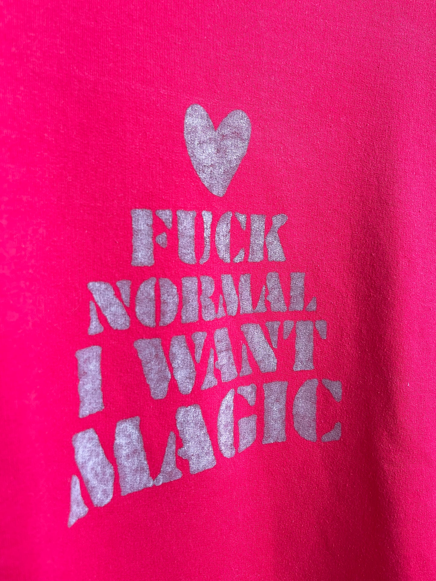I WANT MAGIC  sweat vintage L