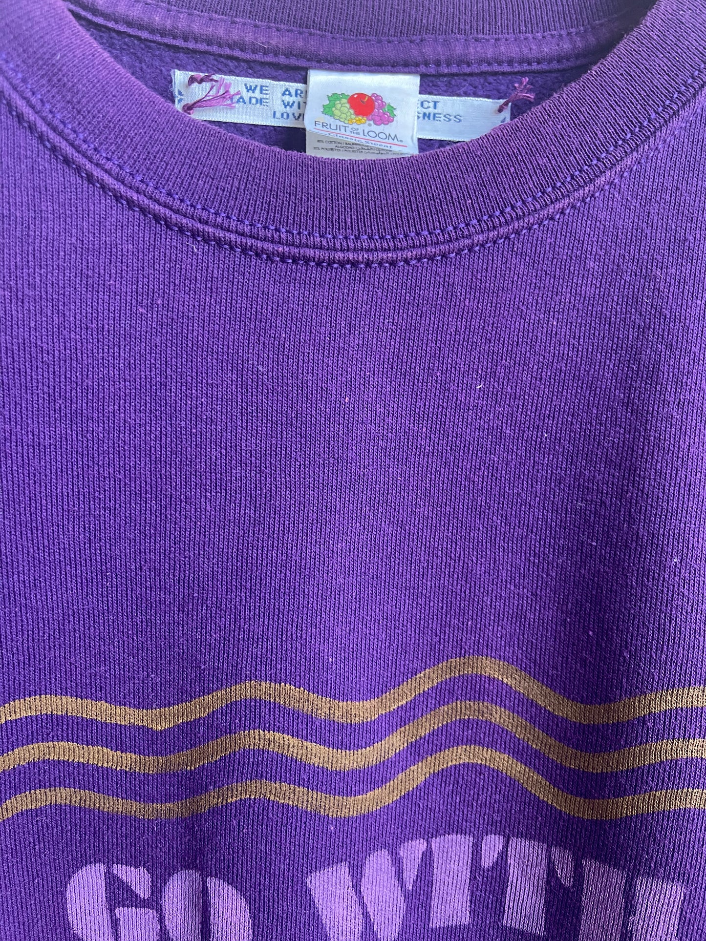 GO WITH THE FLOW sweat vintage M