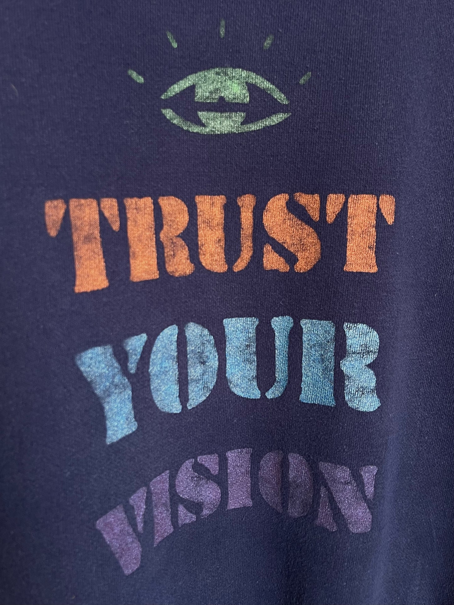 Sweat vintage XXL "Trust your vision"