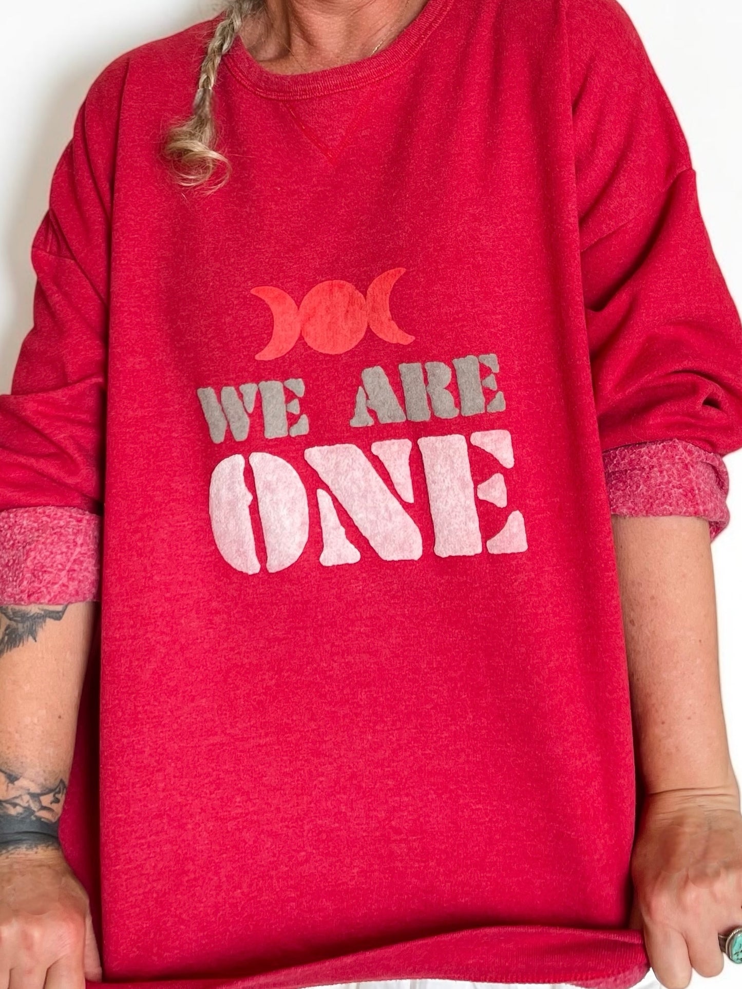 Sweat vintage XXL "We are One"