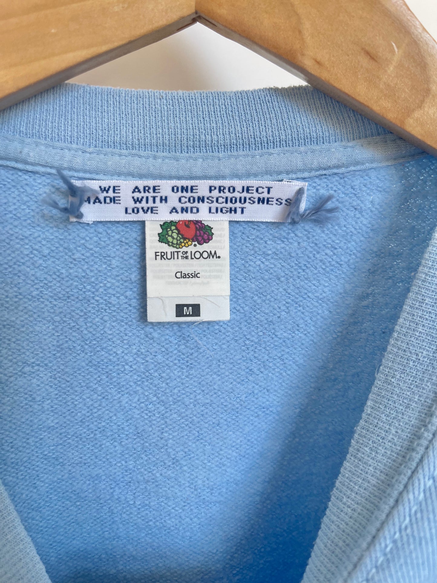 Sweat vintage M "50% Namaste"
