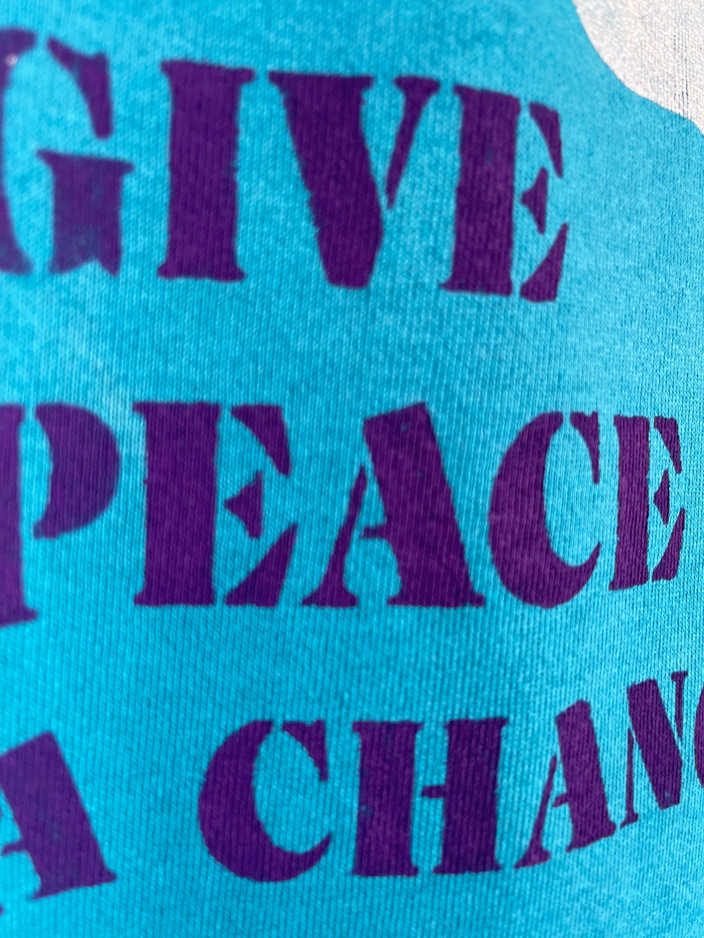 Sweat vintage L "Give peace a chance"