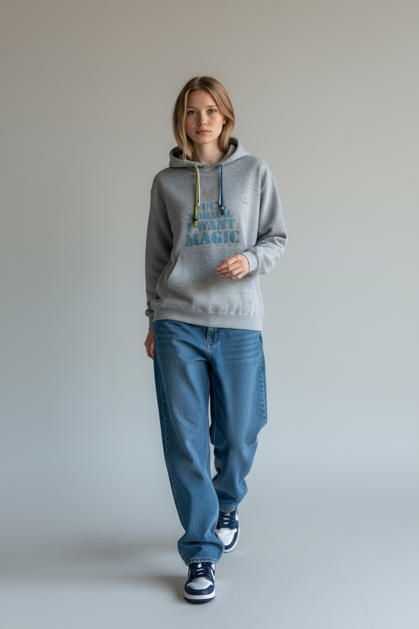 I WANT MAGIC hoodie vintage M