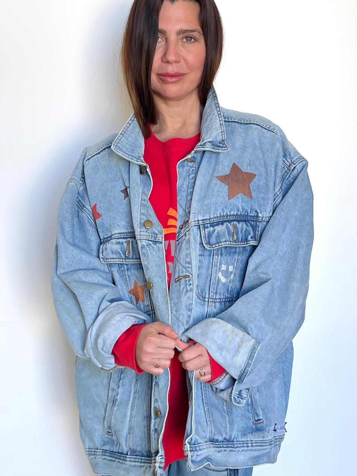 Blouson denim vintage XXL « Sunshine on my mind »