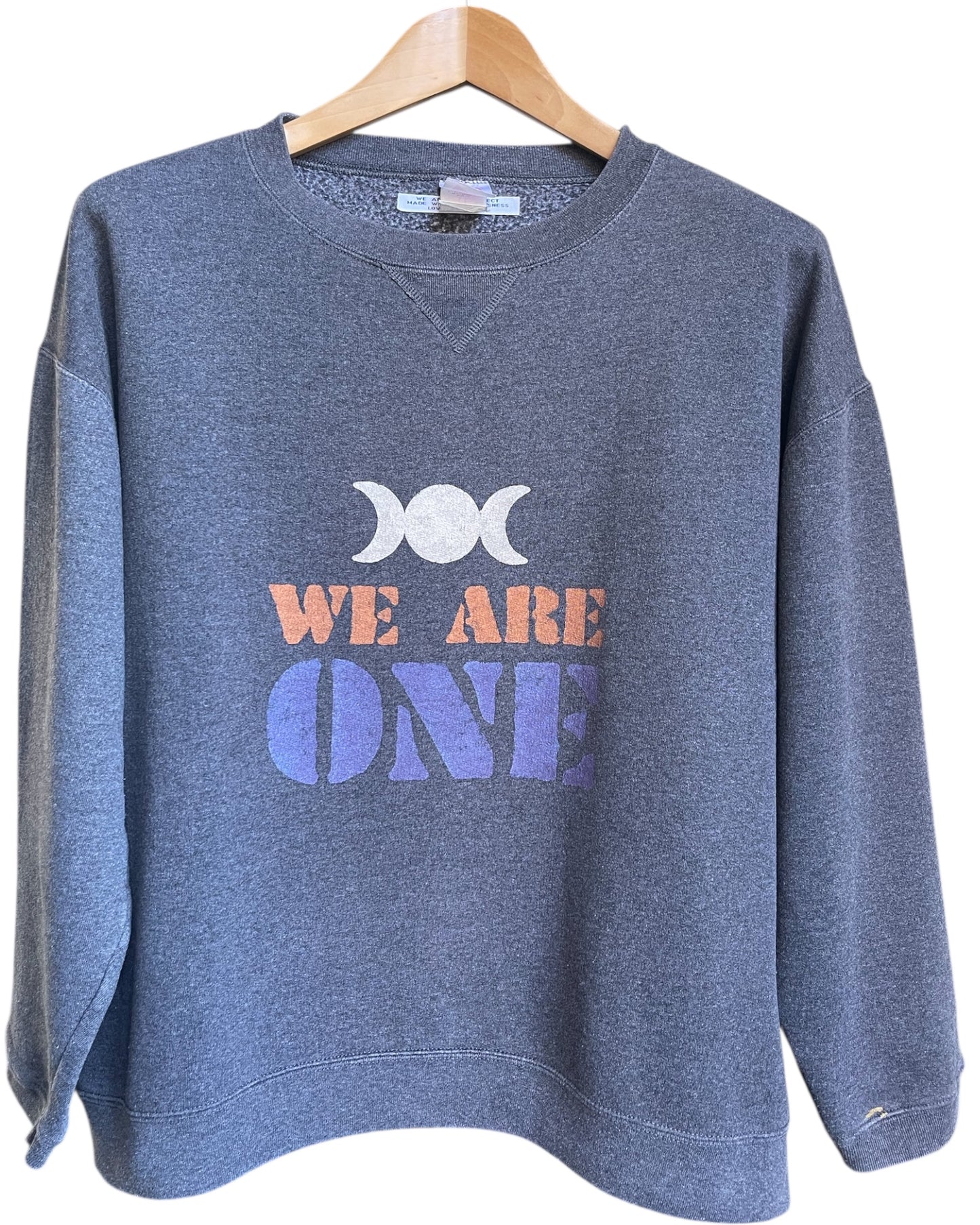 WE ARE ONE sweat-shirt vintage L